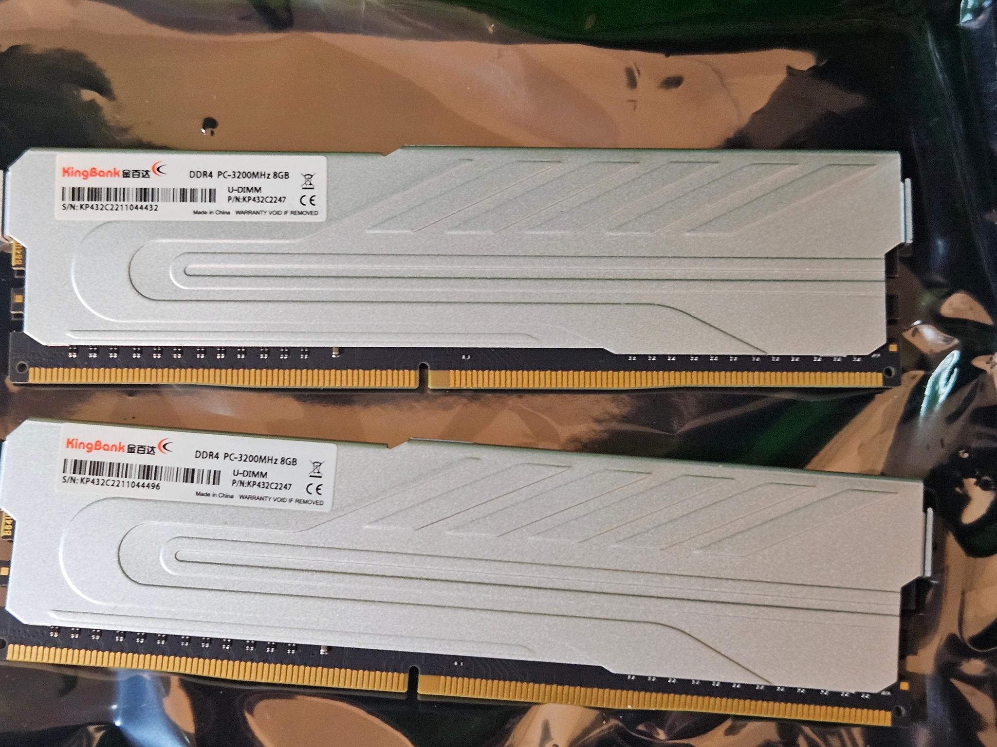 ☆★ Used 16gb DDR4 Kingbank 3200mhz ★☆