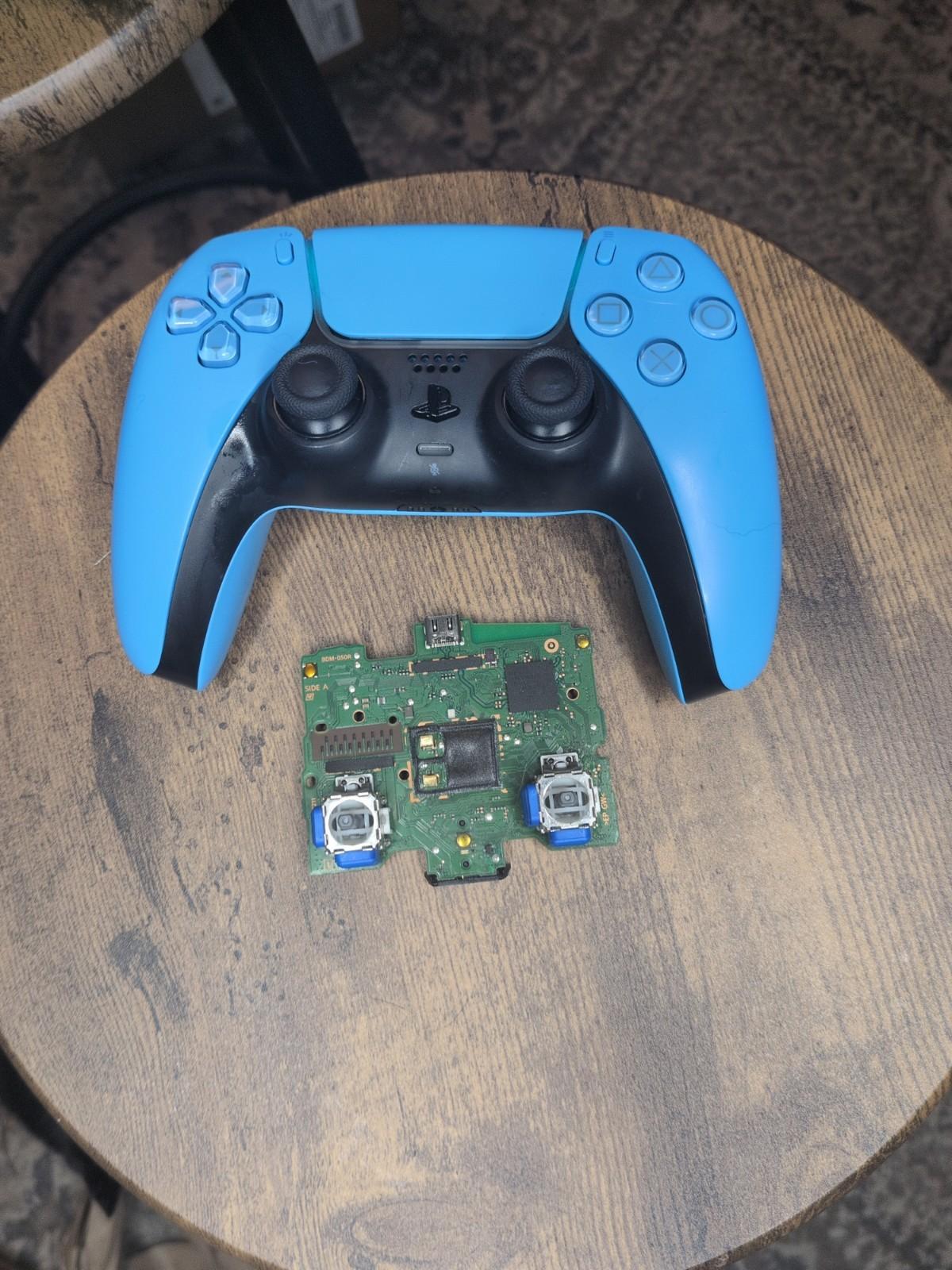 TMR Upgraded | Starlight Blue PS5 Dualsense Controller| Calibrated and Tested.