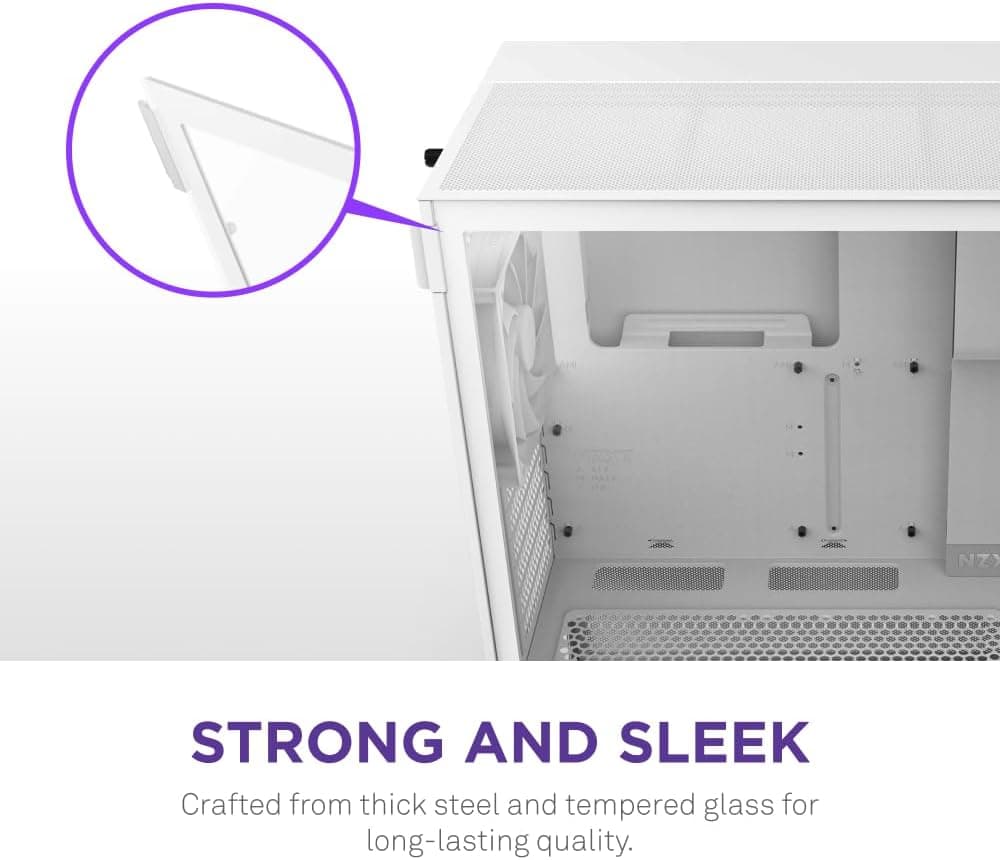 *NIB* NZXT H5 Flow 2024 - Compact ATX Mid-Tower PC Gaming Case - High Airflow - White