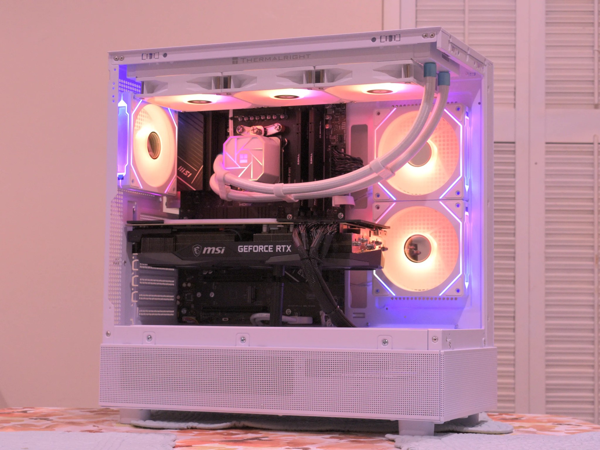 Gaming PC | Ryzen 7 7700 | RTX 3080 10GB | 32GB DDR5 | 1TB nVME SSD | 1440p White Gaming PC RGB