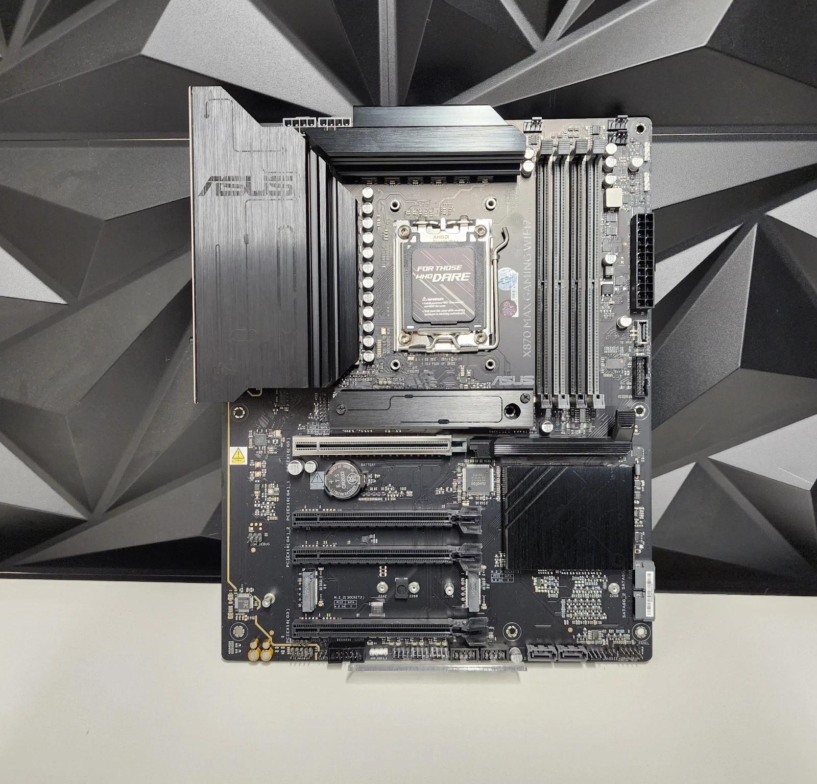 UPDATED BIOS ASUS X870 MAX GAMING WIFI7 DDR5 AM5 ATX MOTHERBOARD