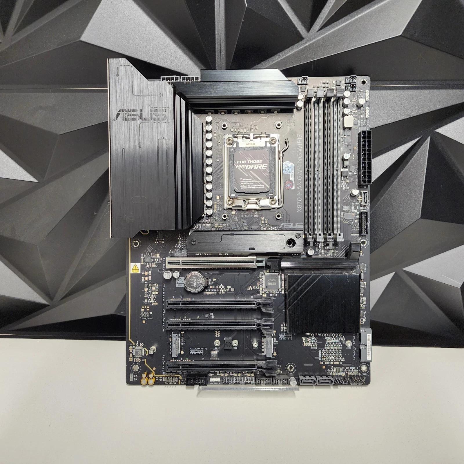 UPDATED BIOS ASUS X870 MAX GAMING WIFI7 DDR5 AM5 ATX MOTHERBOARD