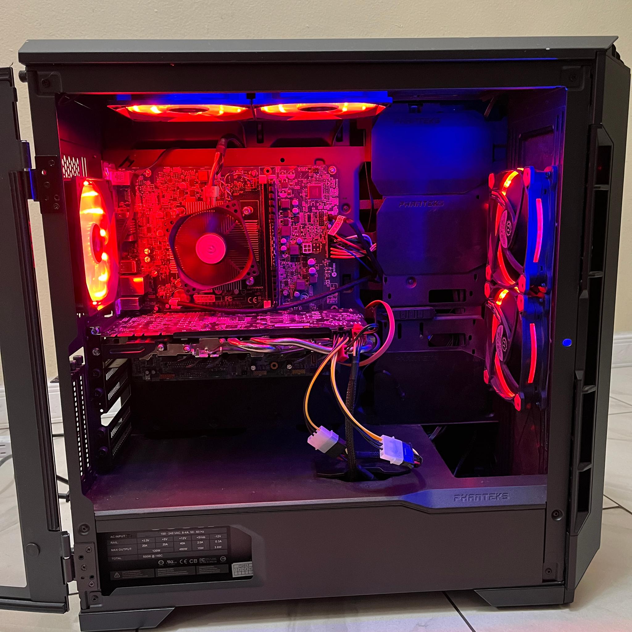 🟢🔥 Budget Gaming PC - Intel i5-4570, GTX 970, 1.2 TB Storage, 12 GB RAM w/ RGB Case & Remote 🟢🖥️