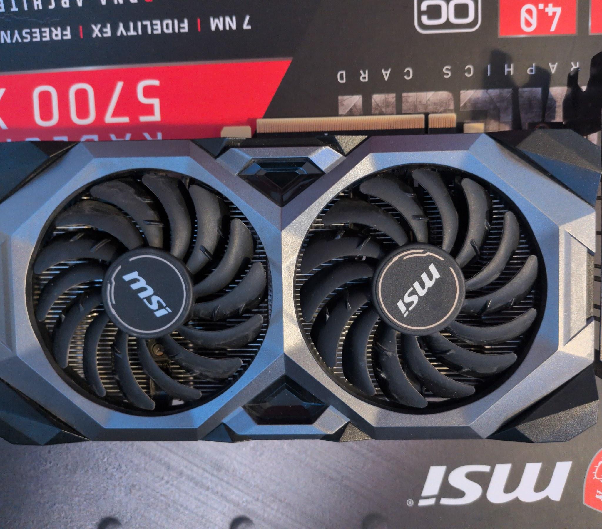MSI RX 5700 XT MECH OC 8GB - Crashes Under Load - For Parts