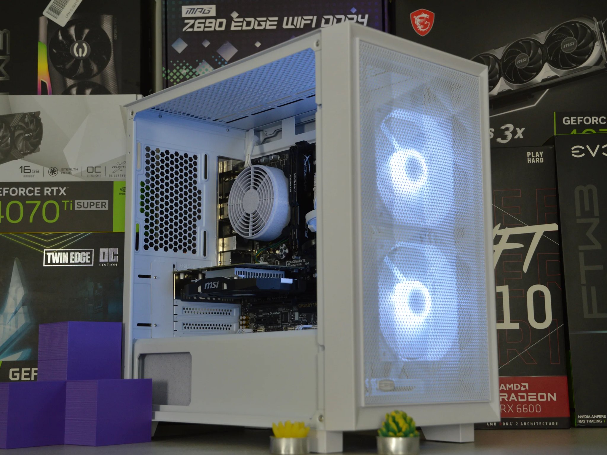 ❄️🔥| GTX 1050Ti 4GB | INTEL i5 4460 | 16GB DDR3 RAM | 256GB SSD + 1TB Hard Drive | SnowBlaze |