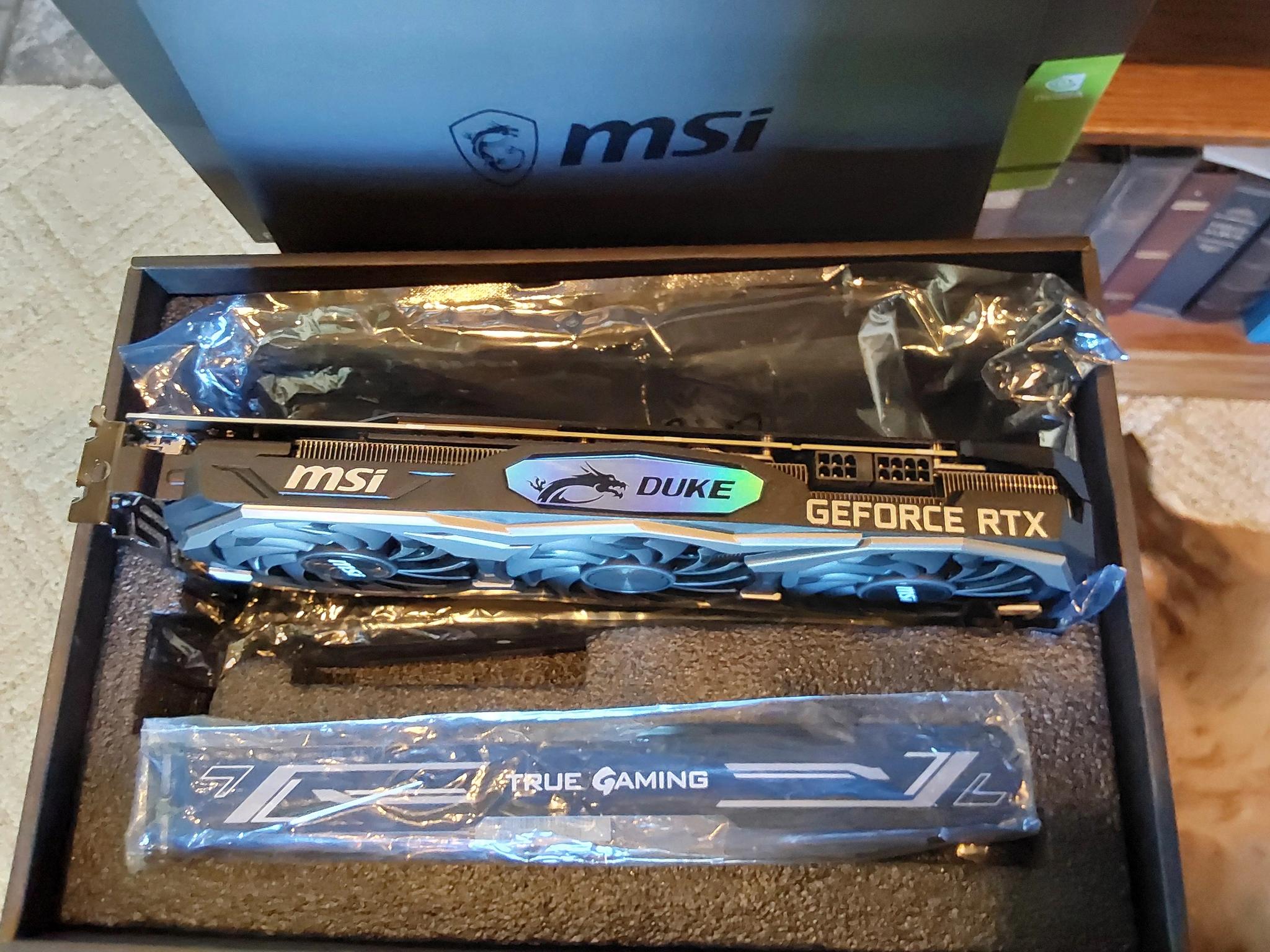 MSI GeForce RTX 2700 DUKE 8G OC 256-Bit GDDR6 PCI Express 3.0 x16 HDCP Ready Video Card