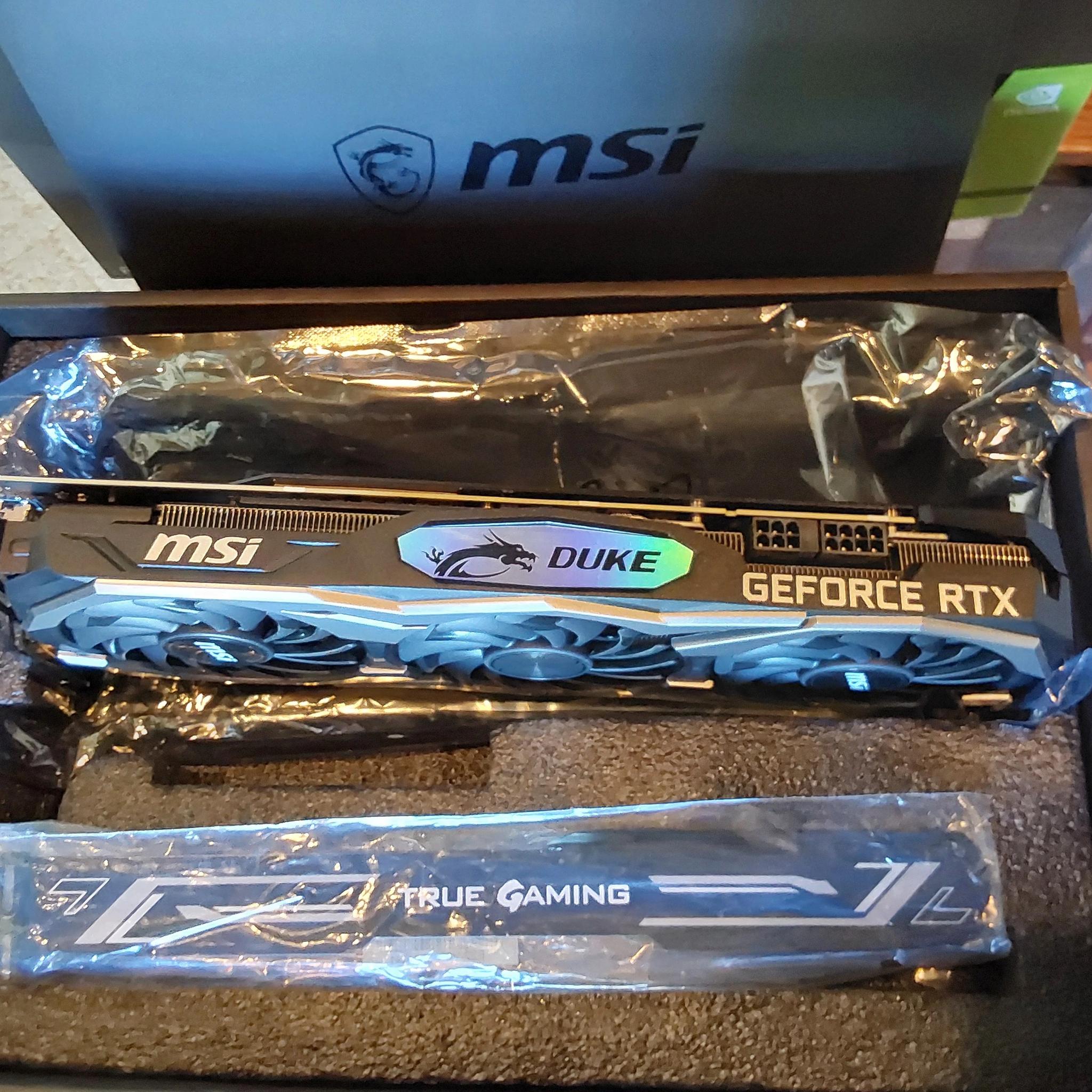 MSI GeForce RTX 2700 DUKE 8G OC 256-Bit GDDR6 PCI Express 3.0 x16 HDCP Ready Video Card