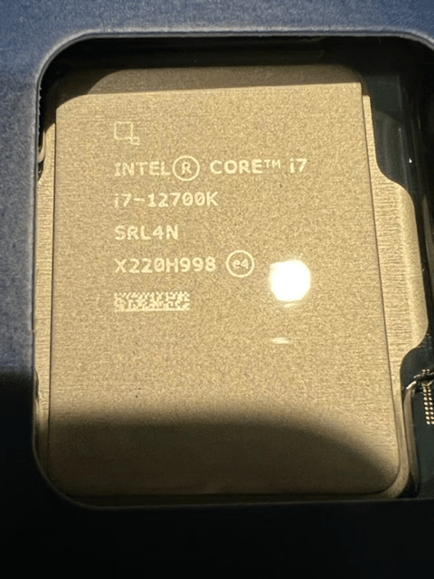 Intel Core i7-12700K Alder Lake 3.6GHz Twelve-Core LGA 1700 Boxed Processor - Heatsink Not Included