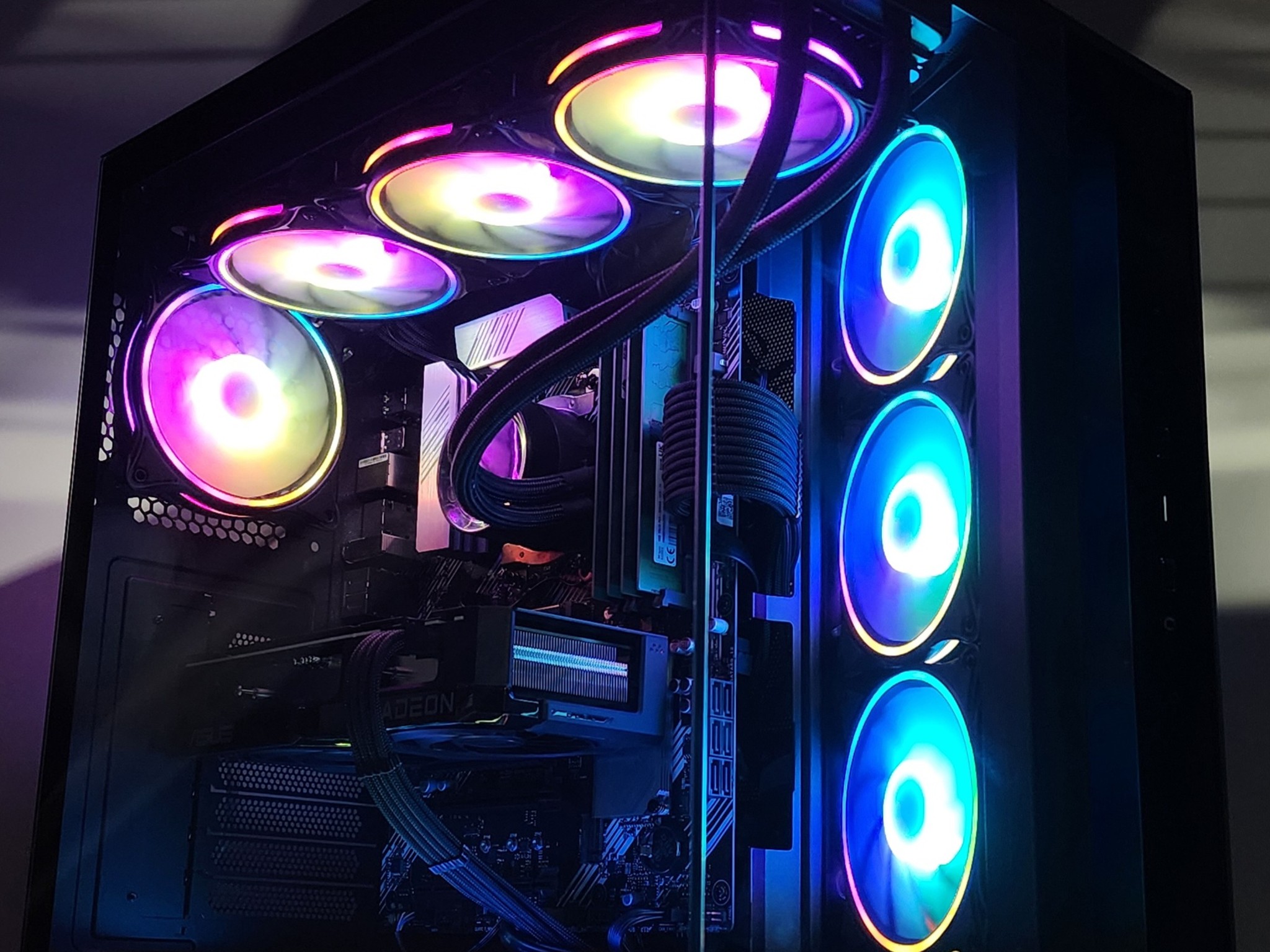Gaming PC Ryzen 9 5900X 16GB RAM 1TB SSD RX 7600 XT 16GB Windows 11 Computer