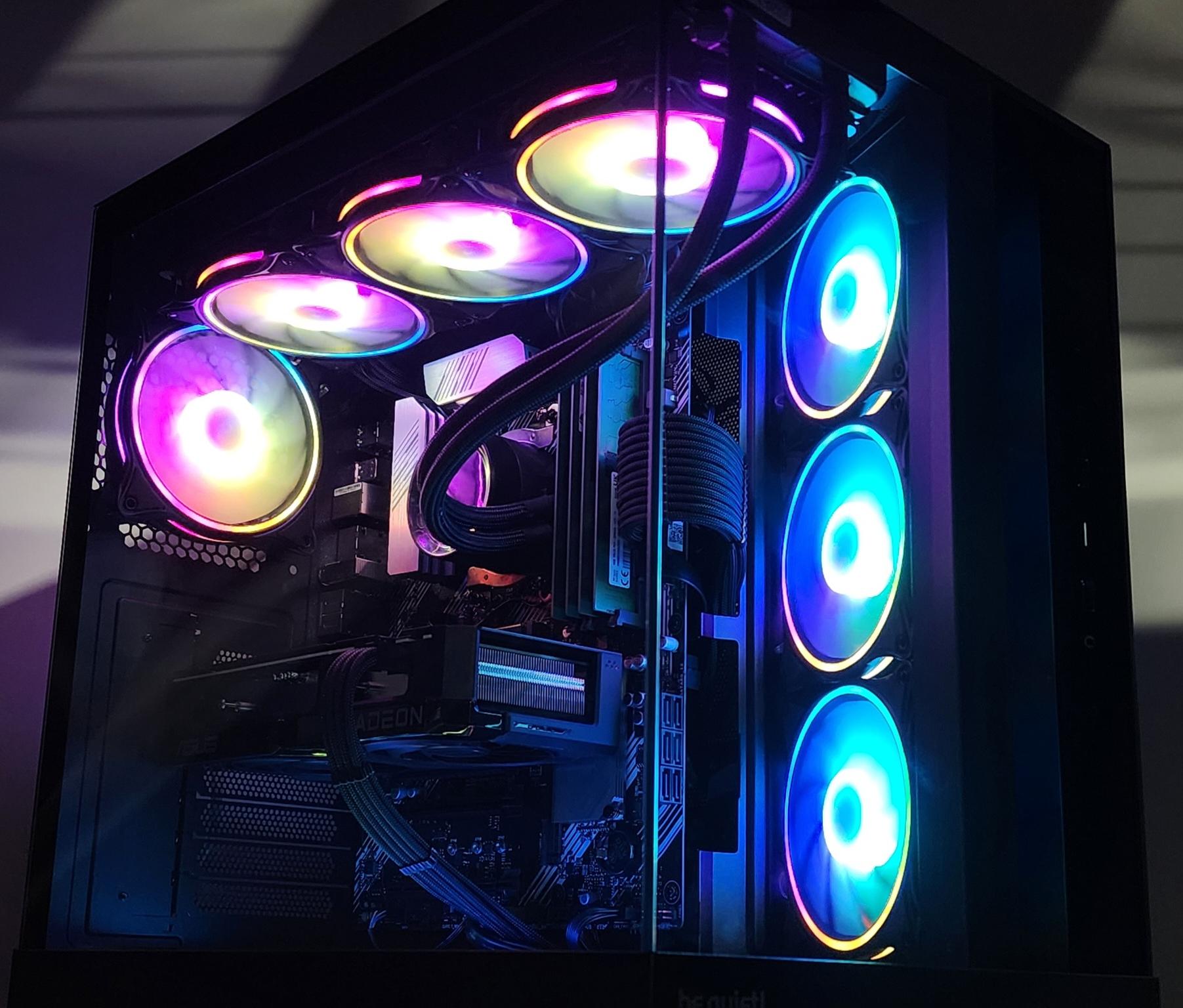 Gaming PC Ryzen 9 5900X 16GB RAM 1TB SSD RX 7600 XT 16GB Windows 11 Computer