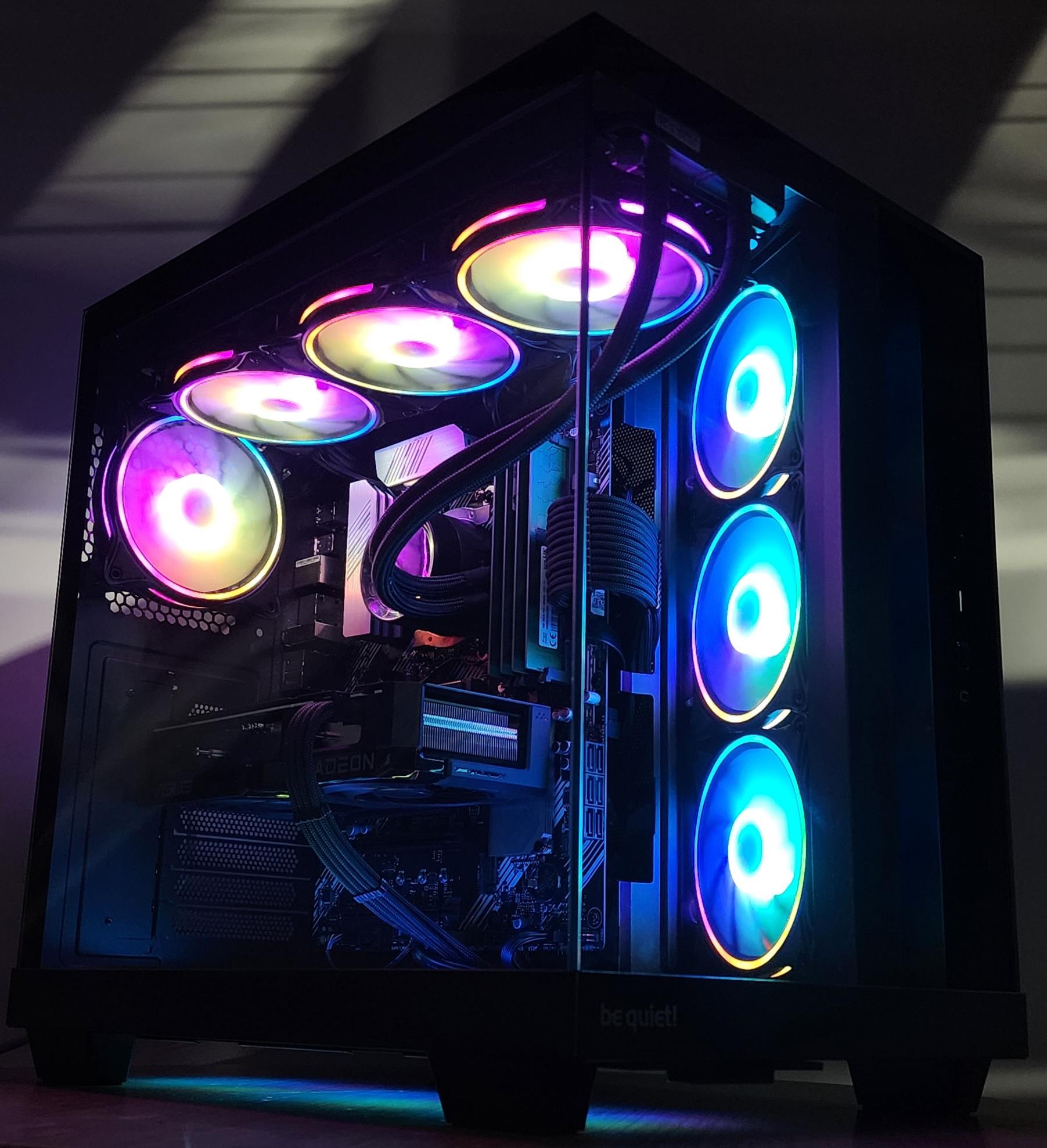 Gaming PC Ryzen 9 5900X 16GB RAM 1TB SSD RX 7600 XT 16GB Windows 11 Computer