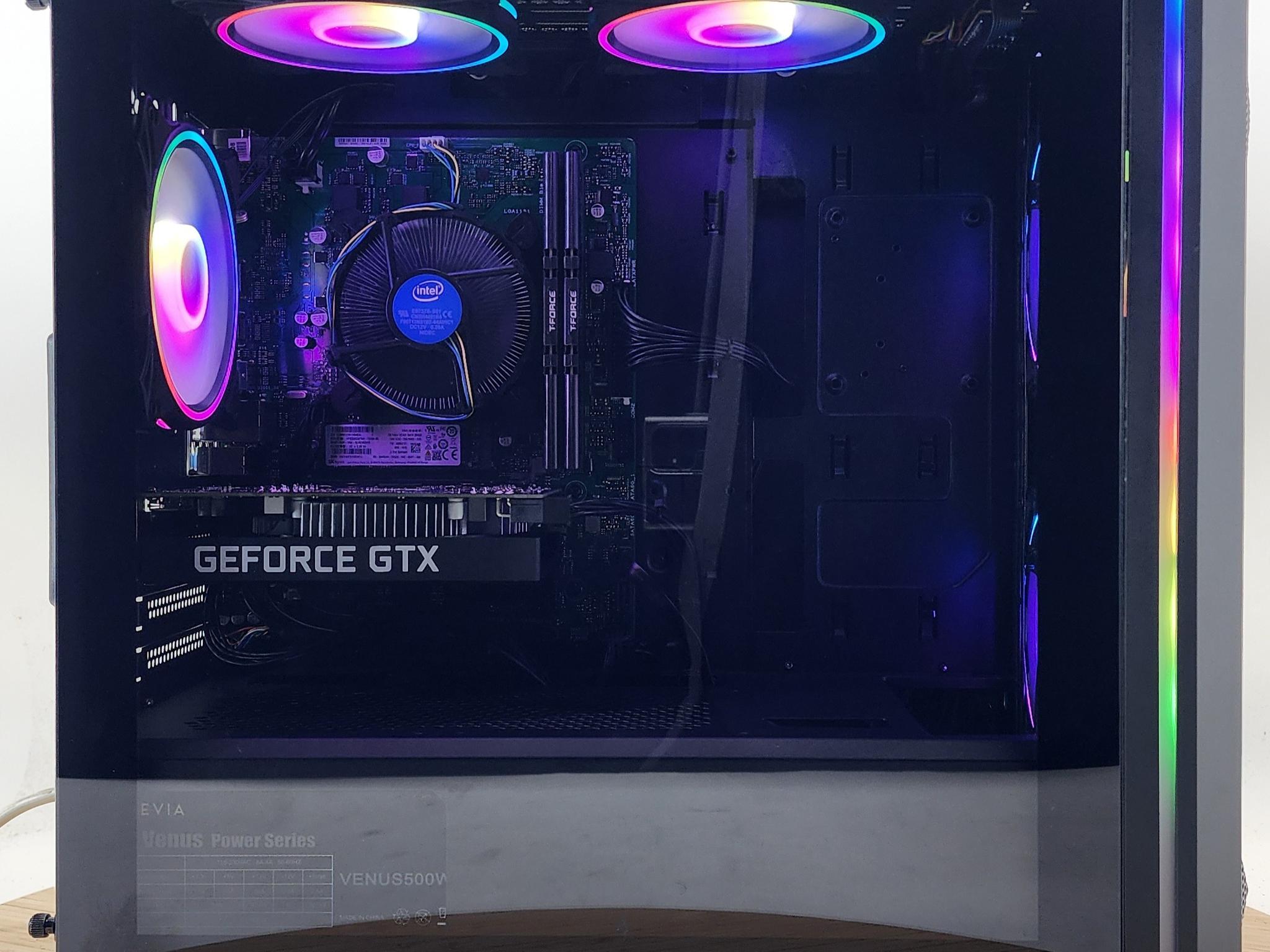 Gaming PC i5-8600 16GB RAM 256GB SSD + 1TB HDD GTX 1650 SUPER 4GB Win11 Computer