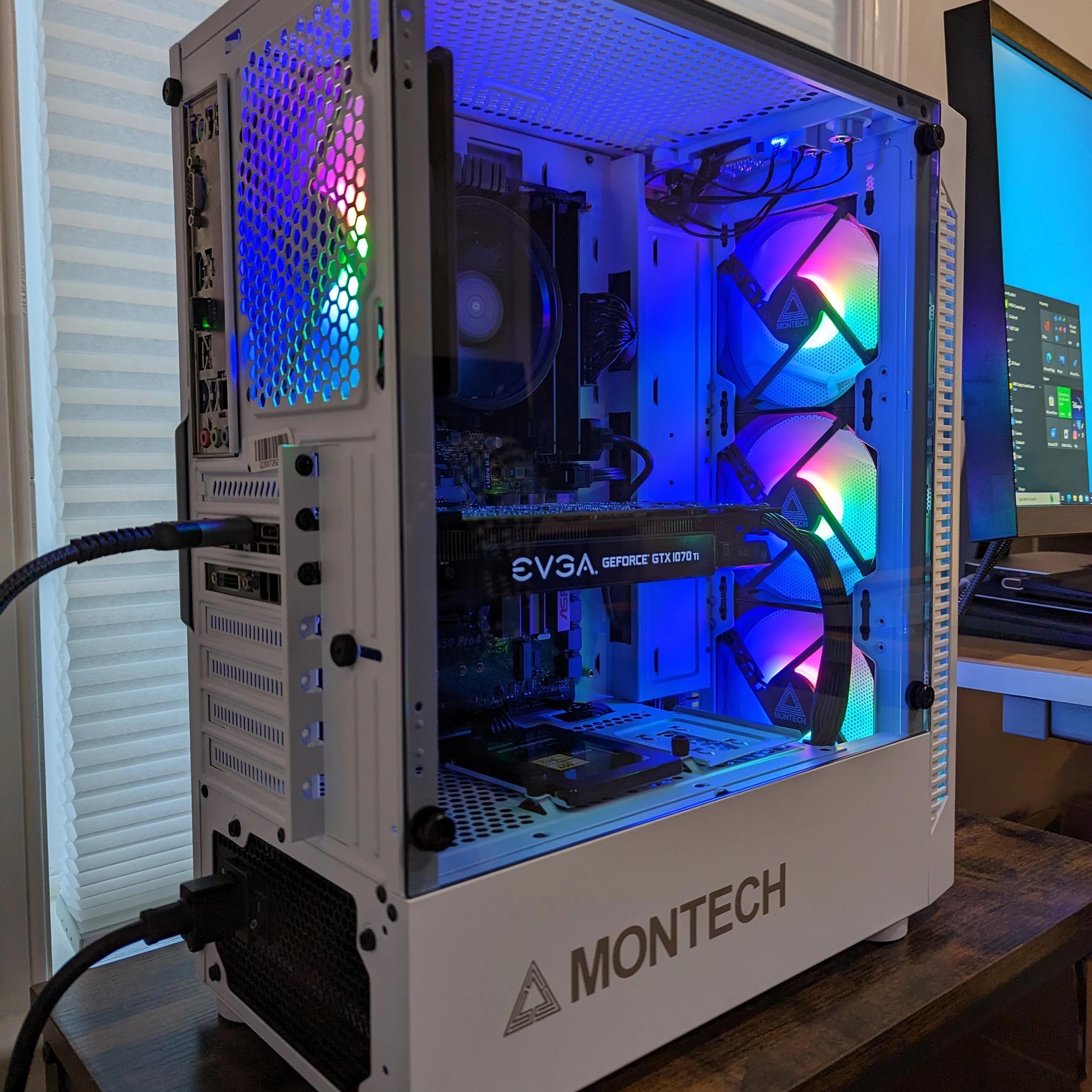 JT-1 | Ryzen 5 1600 | GTX 1070 Ti | 16GB RAM | 512GB SSD | Wi-Fi | Windows 10 Pro