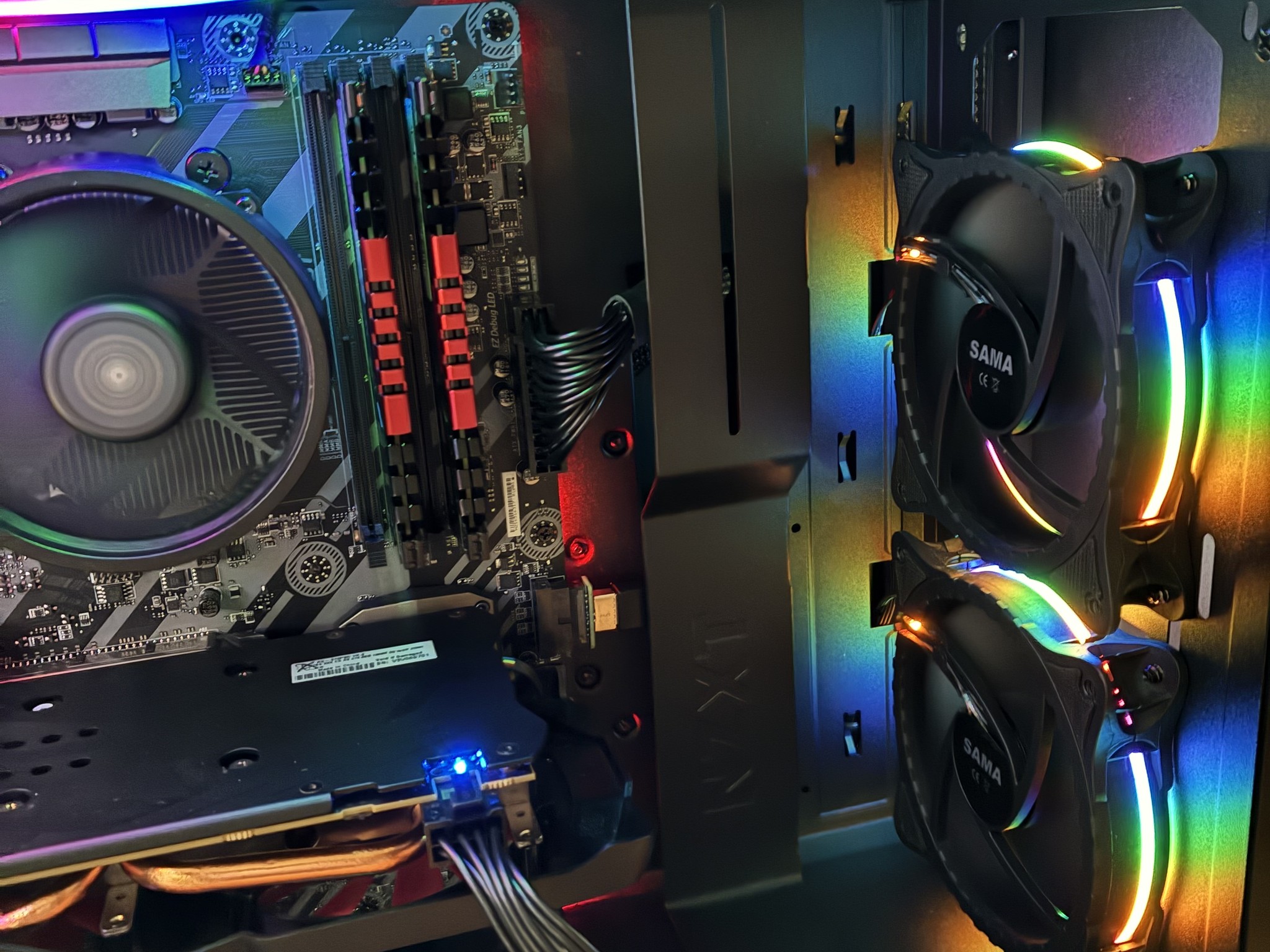 R5 2600 RX 570 8GB CUSTOM GAMING PC 16GB DDR4 512GB NVME SSD WIFI WINDOWS 10/11