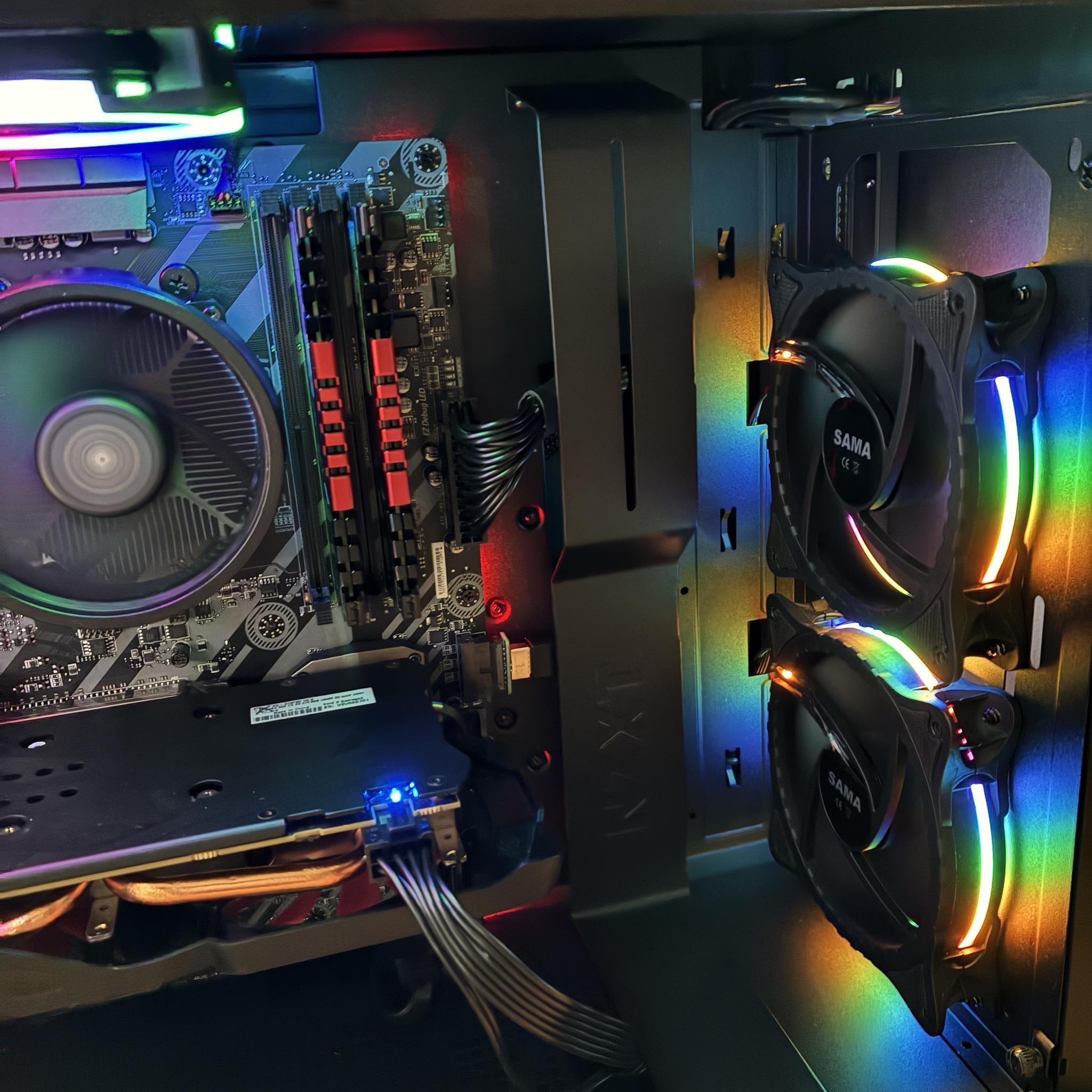 R5 2600 RX 570 8GB CUSTOM GAMING PC 16GB DDR4 512GB NVME SSD WIFI WINDOWS 10/11
