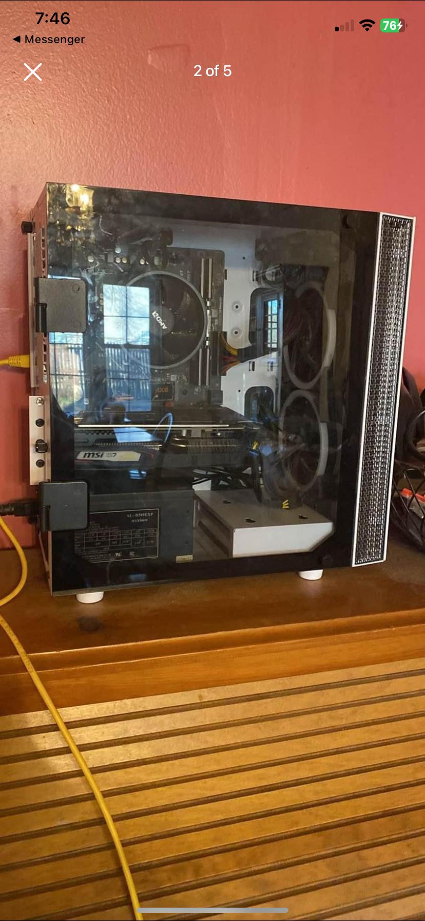 Ryzen 7 3700x RTX 2060 Desktop White Case