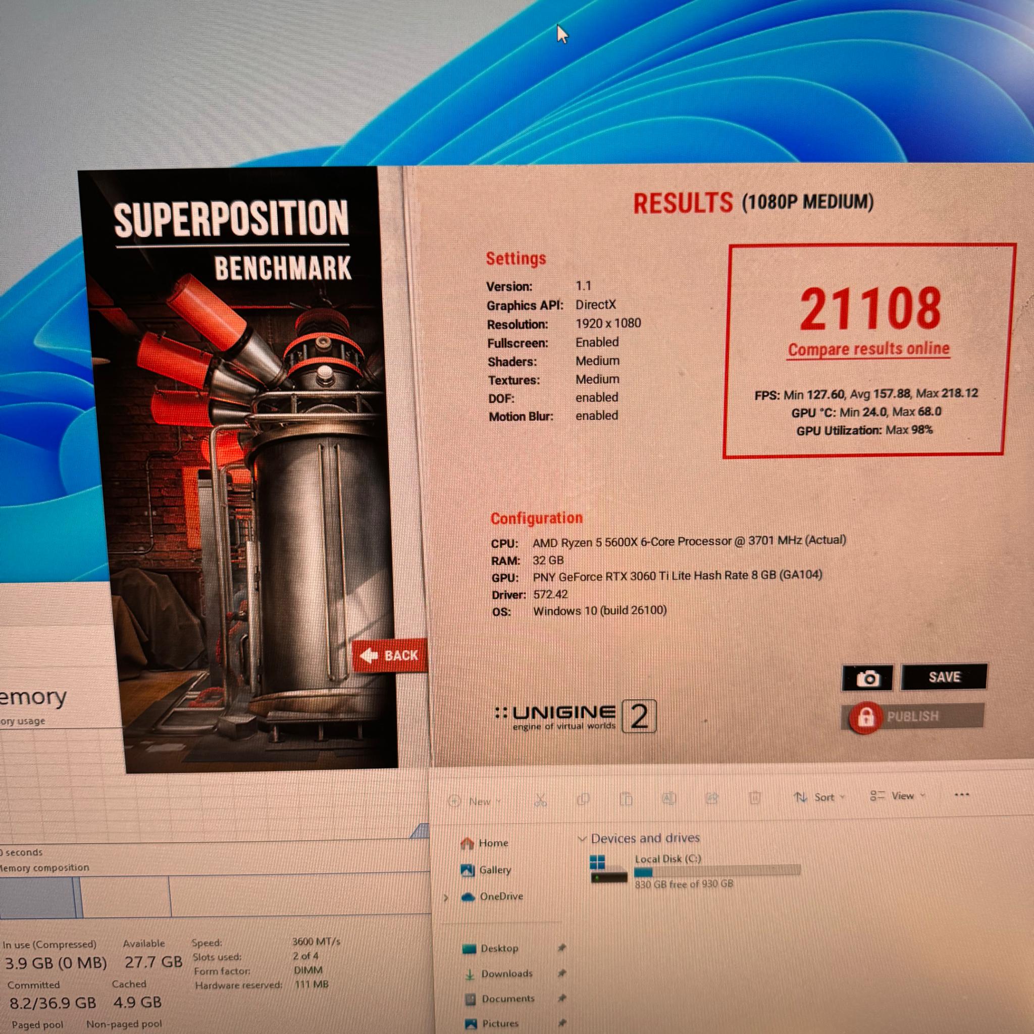 Gaming Pc RTX 3060 ti
