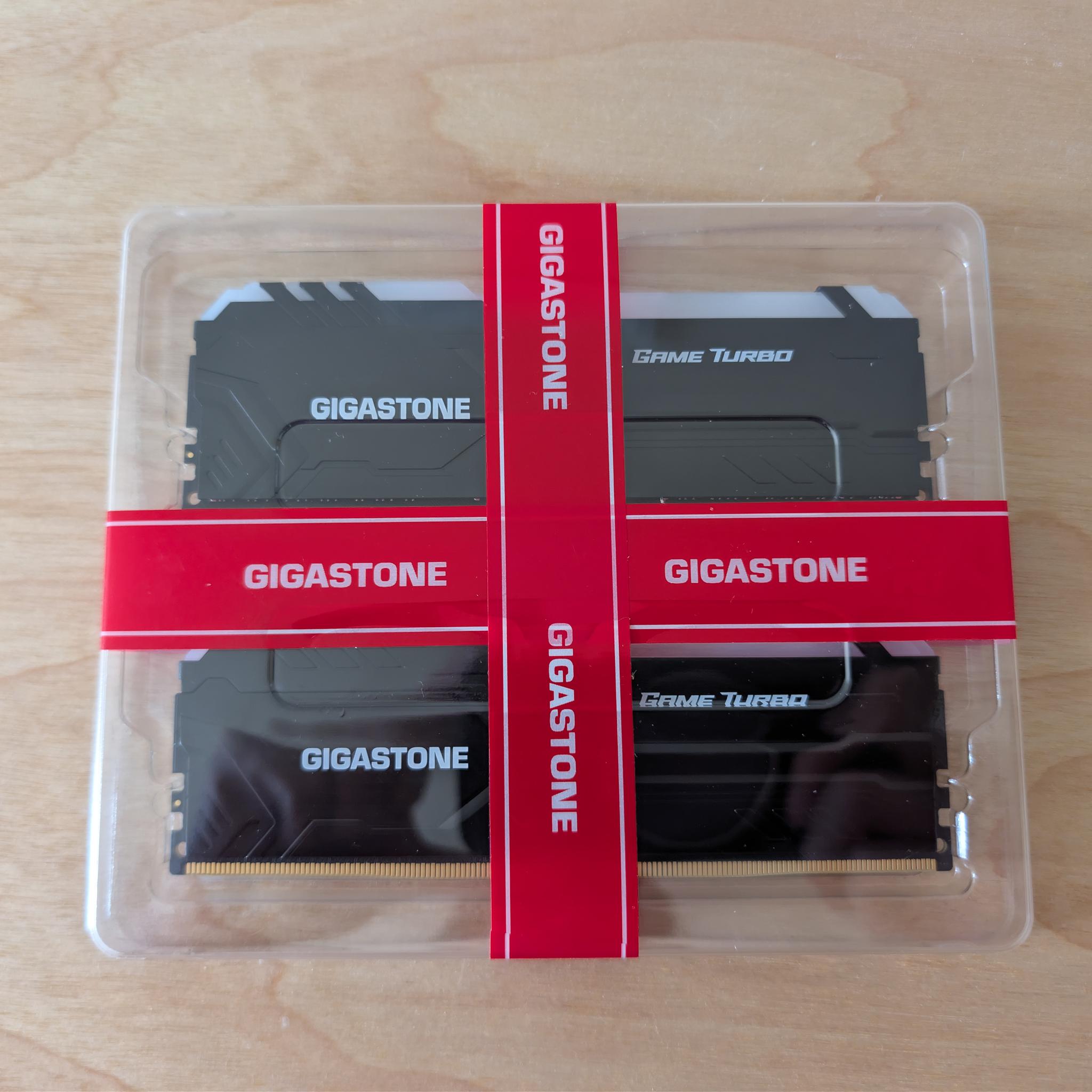 Gigastone Game Pro RGB 32GB (2x16GB) DDR4-3200 CL16 RAM – New Sealed