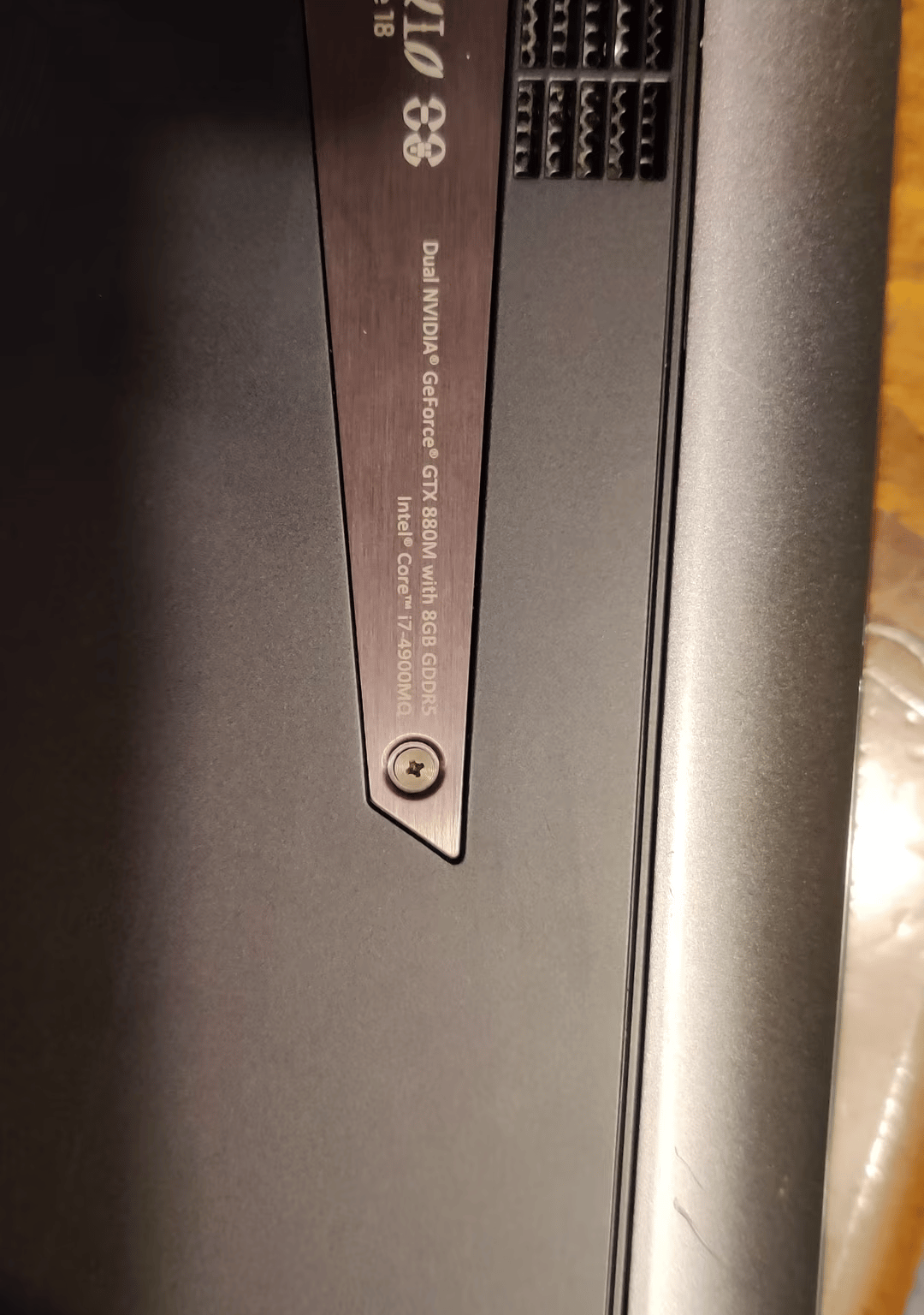 Alienware 18 gaming laptop i7 4700 cpu