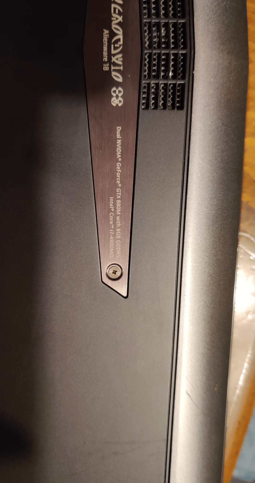 Alienware 18 gaming laptop i7 4700 cpu