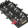 PWM ARGB 2-In-1 6 Channel Hub With SATA 15Pin Power Supply (3 NEW IN BOX)