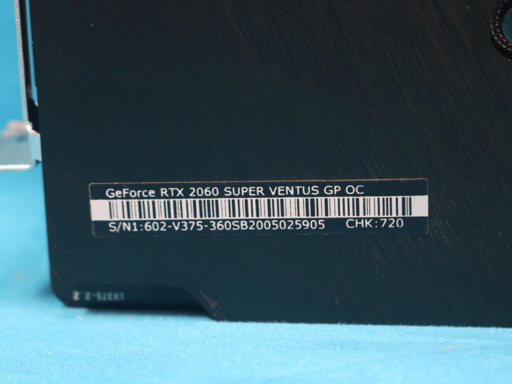 *Open Box* MSI NVIDIA GeForce RTX 2060 SUPER VENTUS GP OC 8GB GDDR6 Desktop GPU MS-V375 VER: 2.2