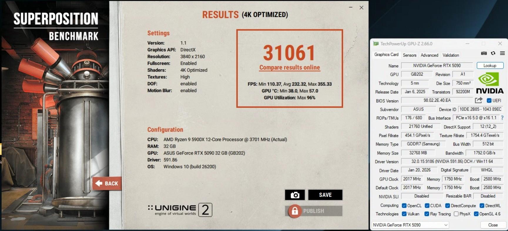 ASUS ROG RTX 5090 ASTRAL LC 32GB GDDR7 OC Edition (includes RE: Requiem steam code)
