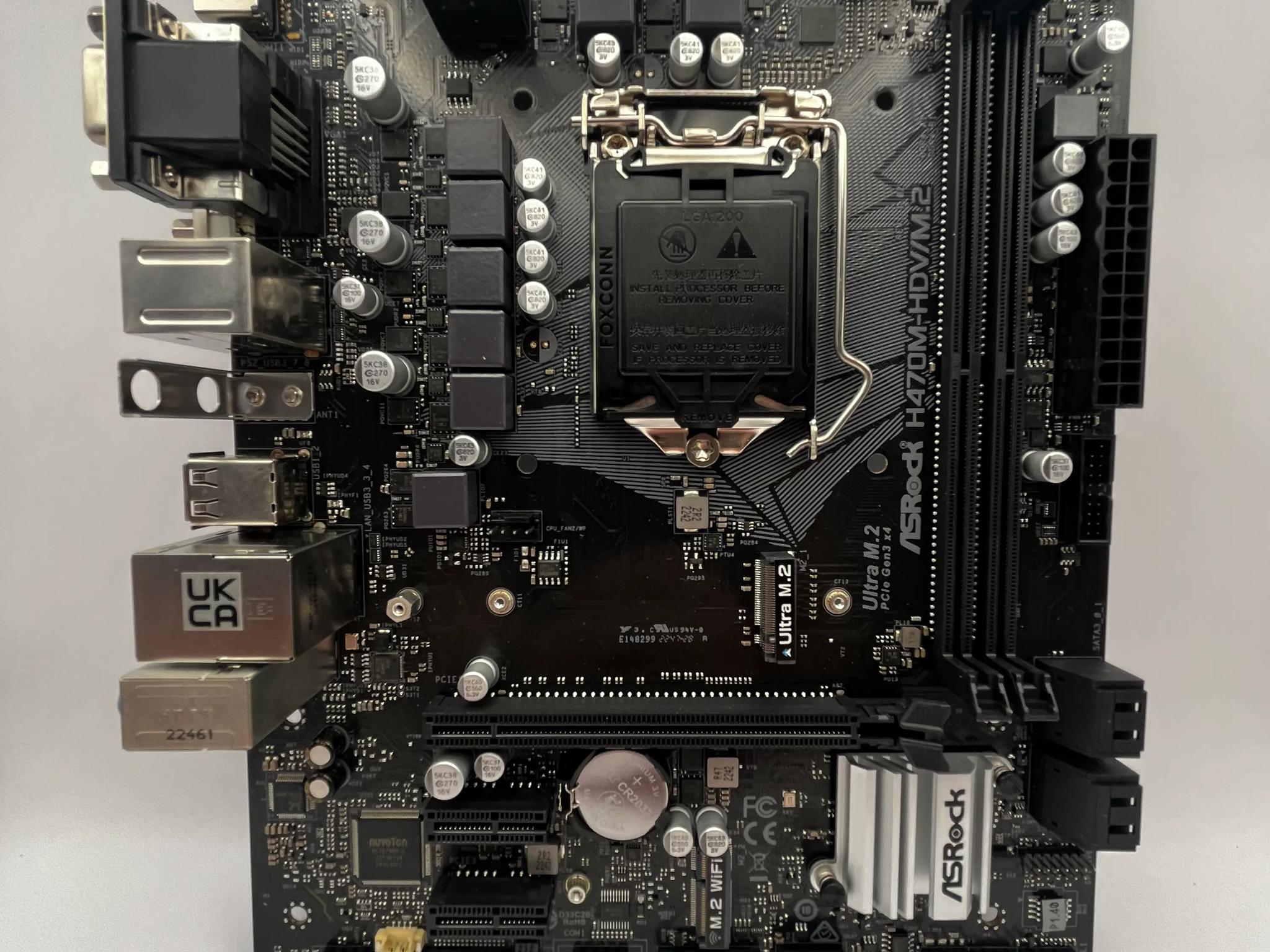 ASRock H470M-HDV/M.2 Micro ATX LGA1200 Motherboard
