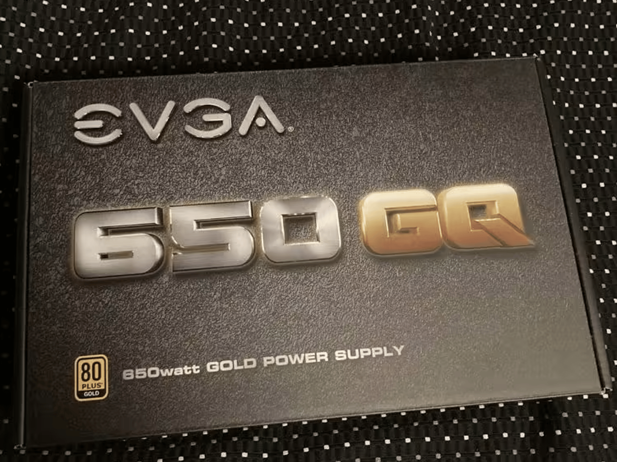 EVGA 650 GQ semi modular 80+ gold 650w power supply BNOB