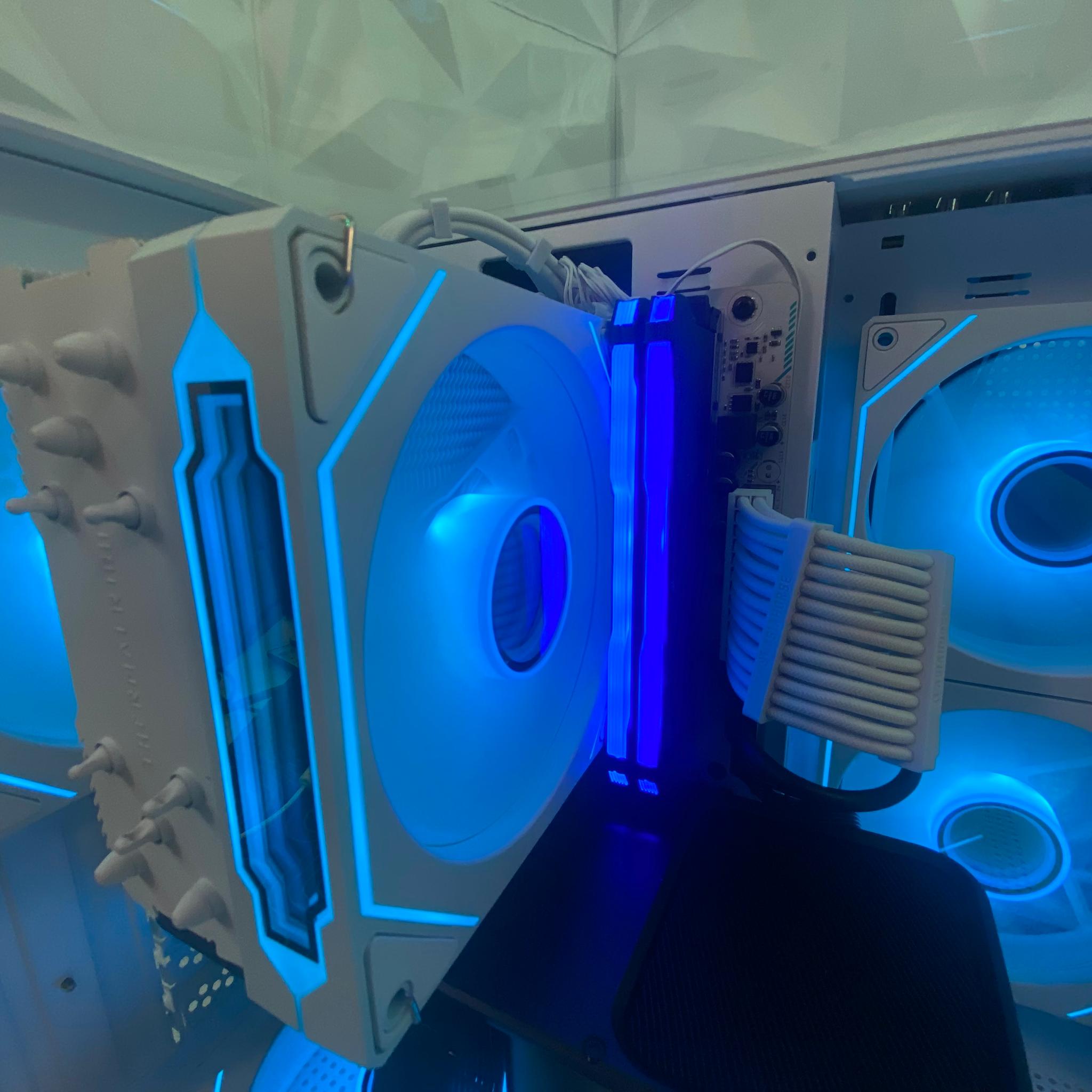 White RGB Gaming PC | Ryzen 7 5800X | RTX 3070 8GB | 32GB RGB RAM | 1TB M.2 SSD | WI-FI