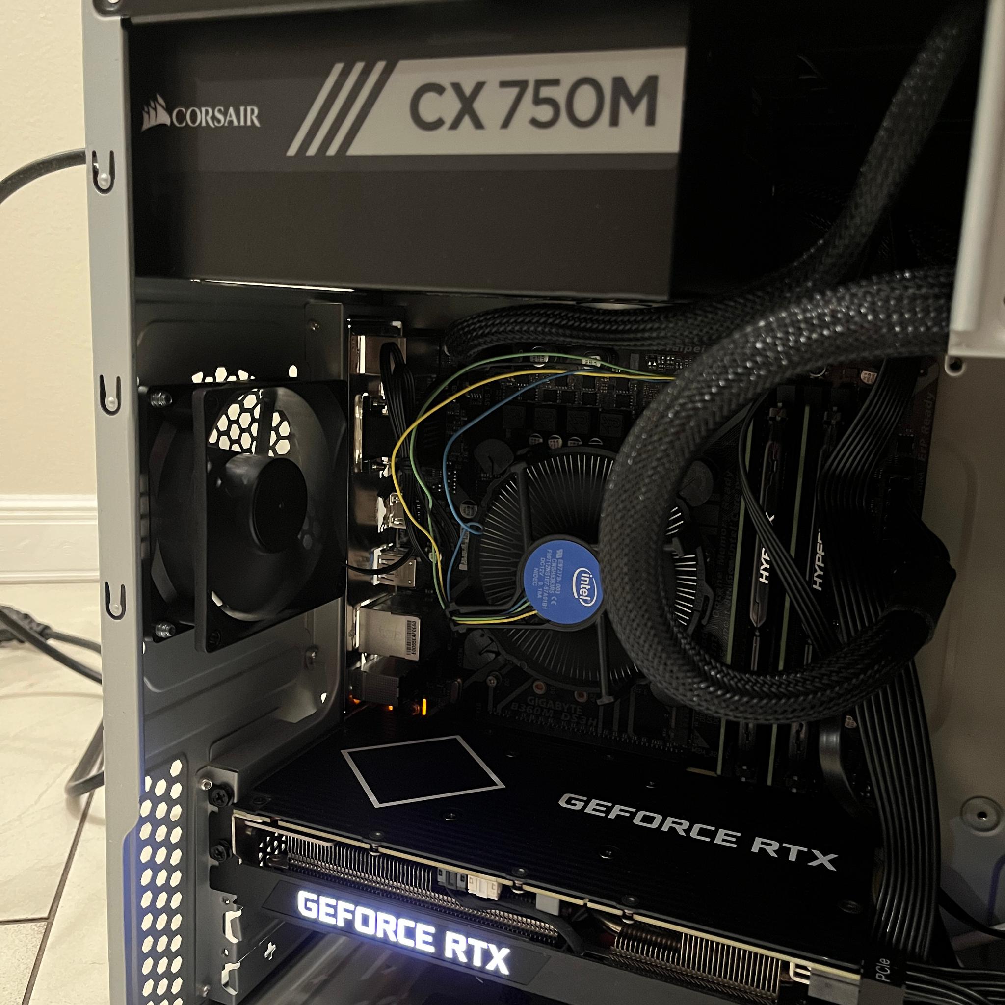 NVIDIA RTX 3060 Ti, Intel Core i5-8600, 16GB RAM, 500GB SSD - Sleeper Gaming PC w/ Wi-Fi & BT