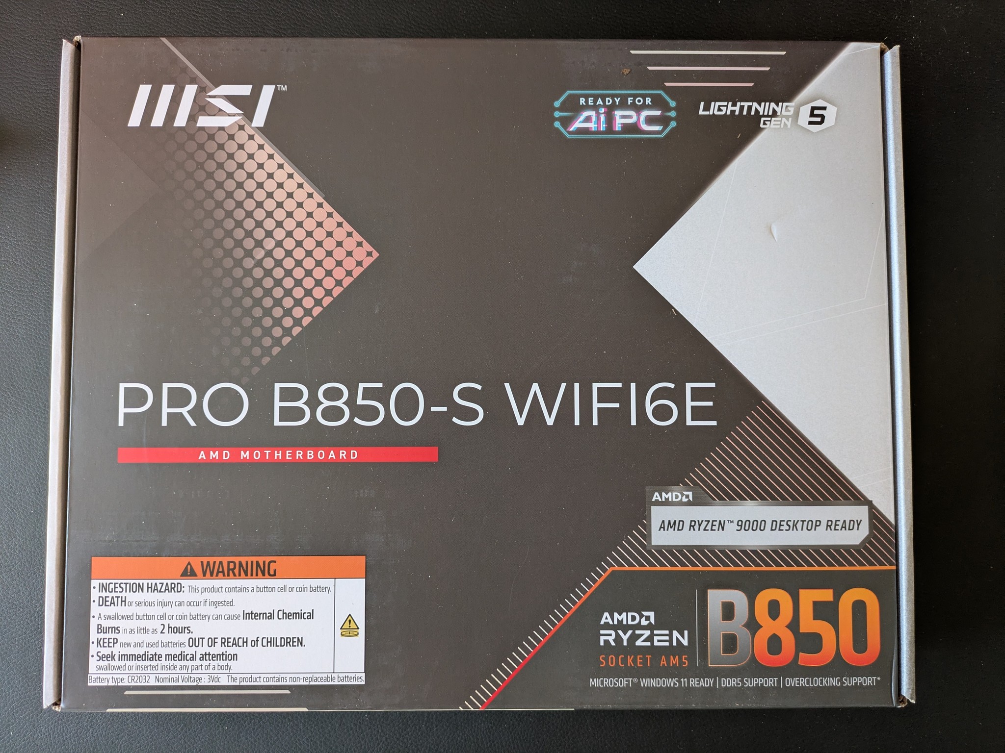 Brand New! GIGABYTE B850 GAMING X WIFI6E ATX AMD AM5 DDR5 Gaming Motherboard