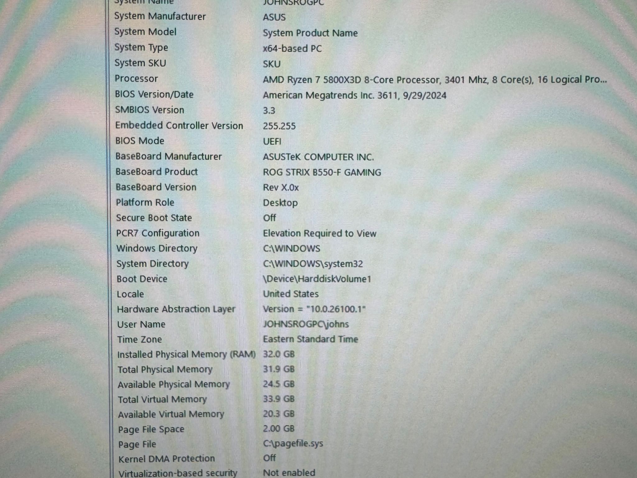 ASUS ROG STRIX THEME - AMD Ryzen 5800x3D with Strix 2080 Ti, 32GB Ram 4Tb storage
