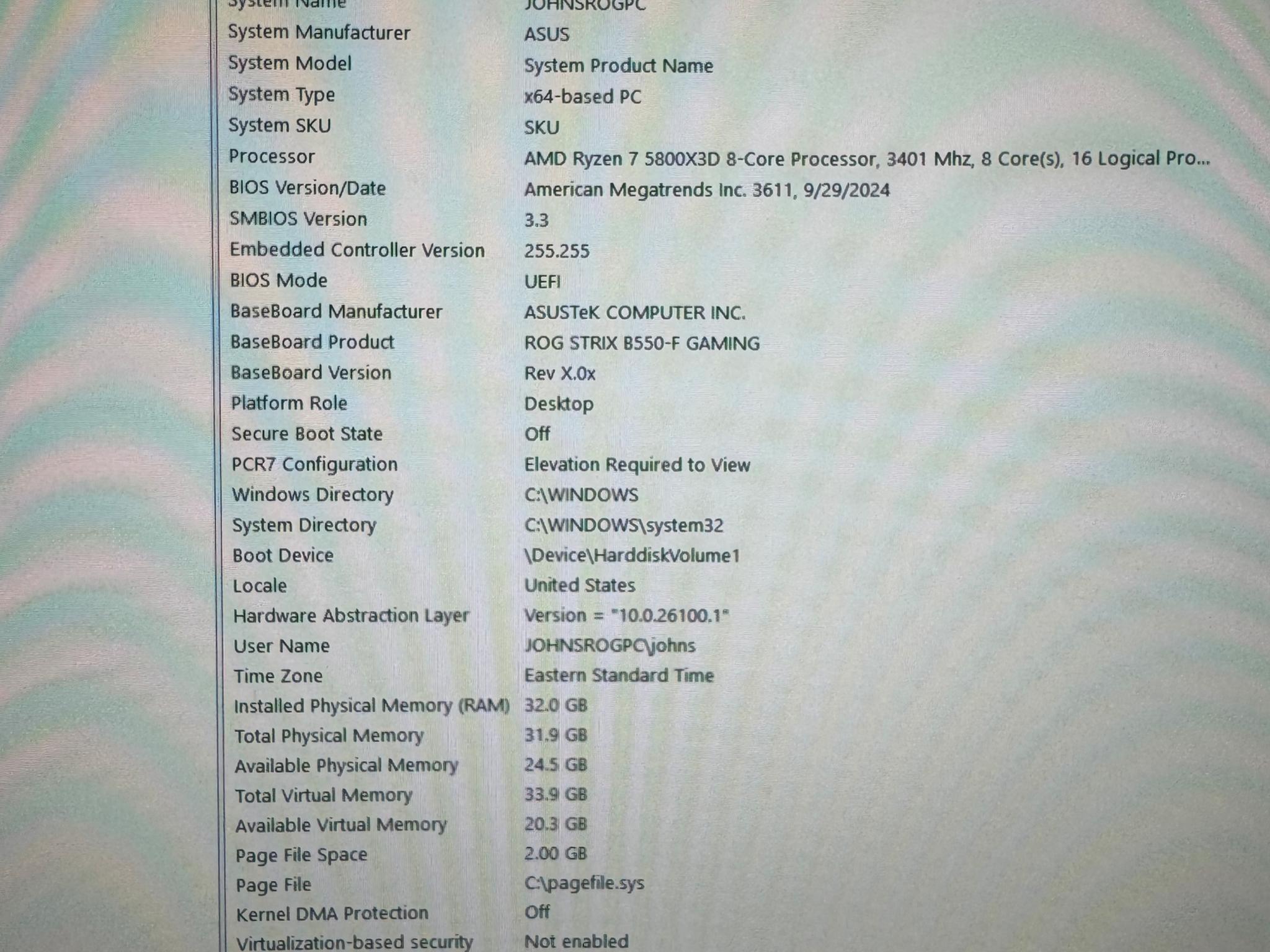ASUS ROG STRIX THEME - AMD Ryzen 5800x3D with Strix 2080 Ti, 32GB Ram 4Tb storage