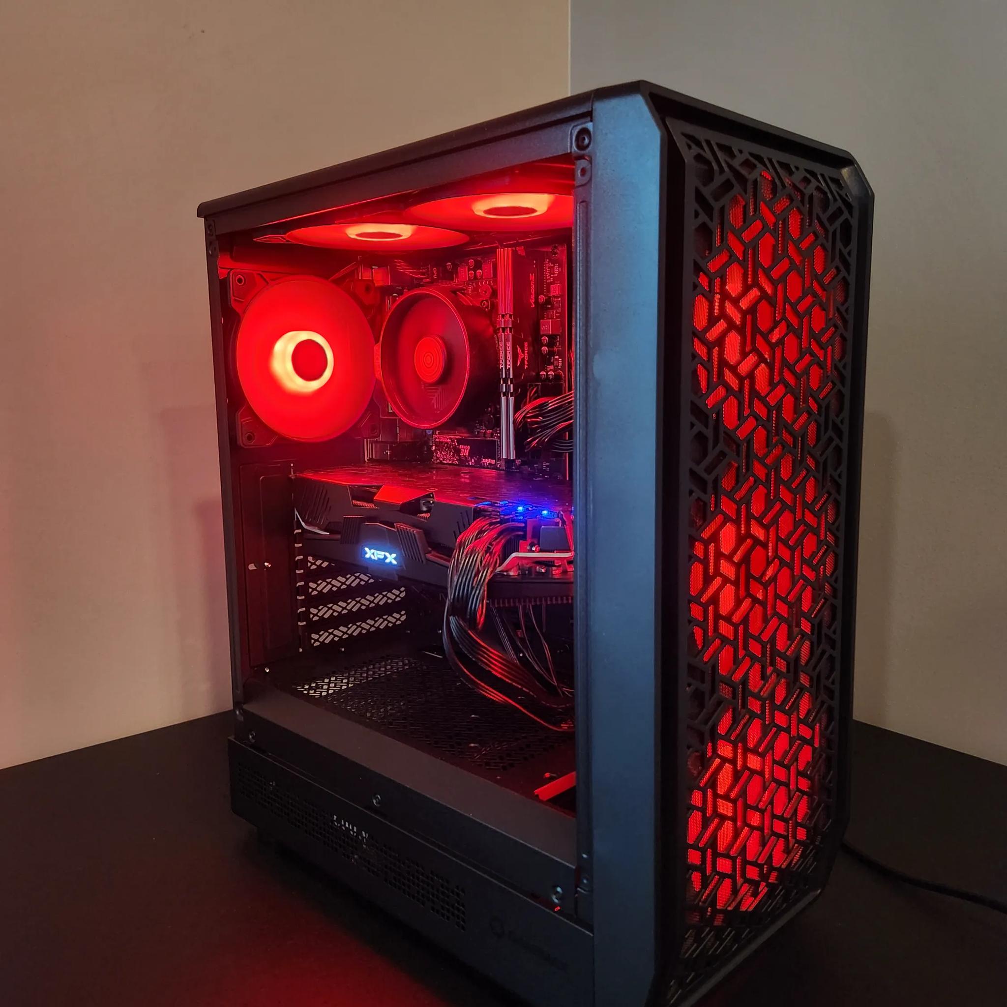Custom 1080p Gaming PC | Ryzen 5 5500 + RX 5700XT + 16GB DDR4 + 512GB NVMe | Plug & Play Ready!