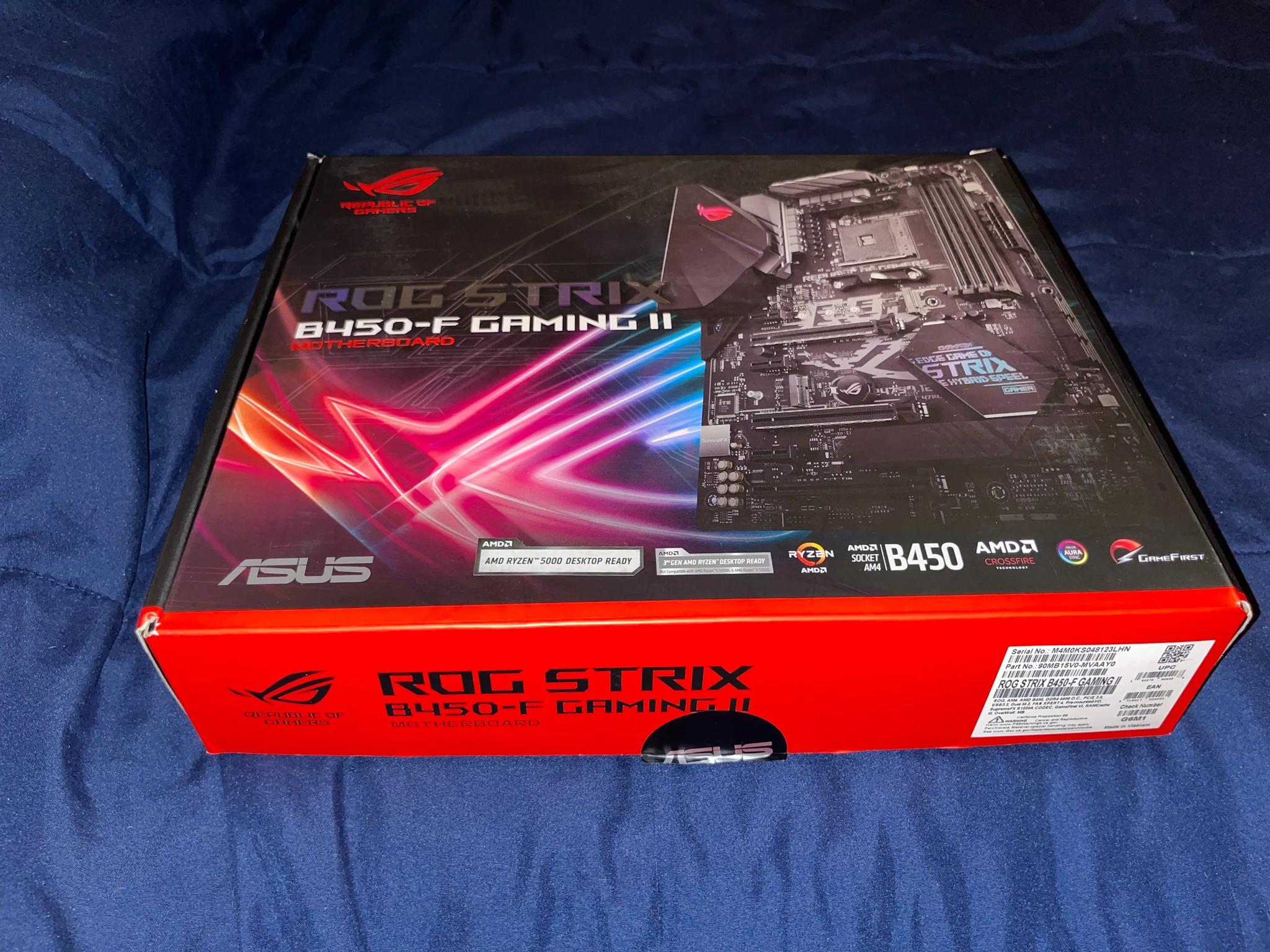 AMD RYZEN 5 5600x, ASUS ROG STRIX B450-F GAMING II, CM HYPER 212 (Black), XPG 32GB DDR4 3600MHz