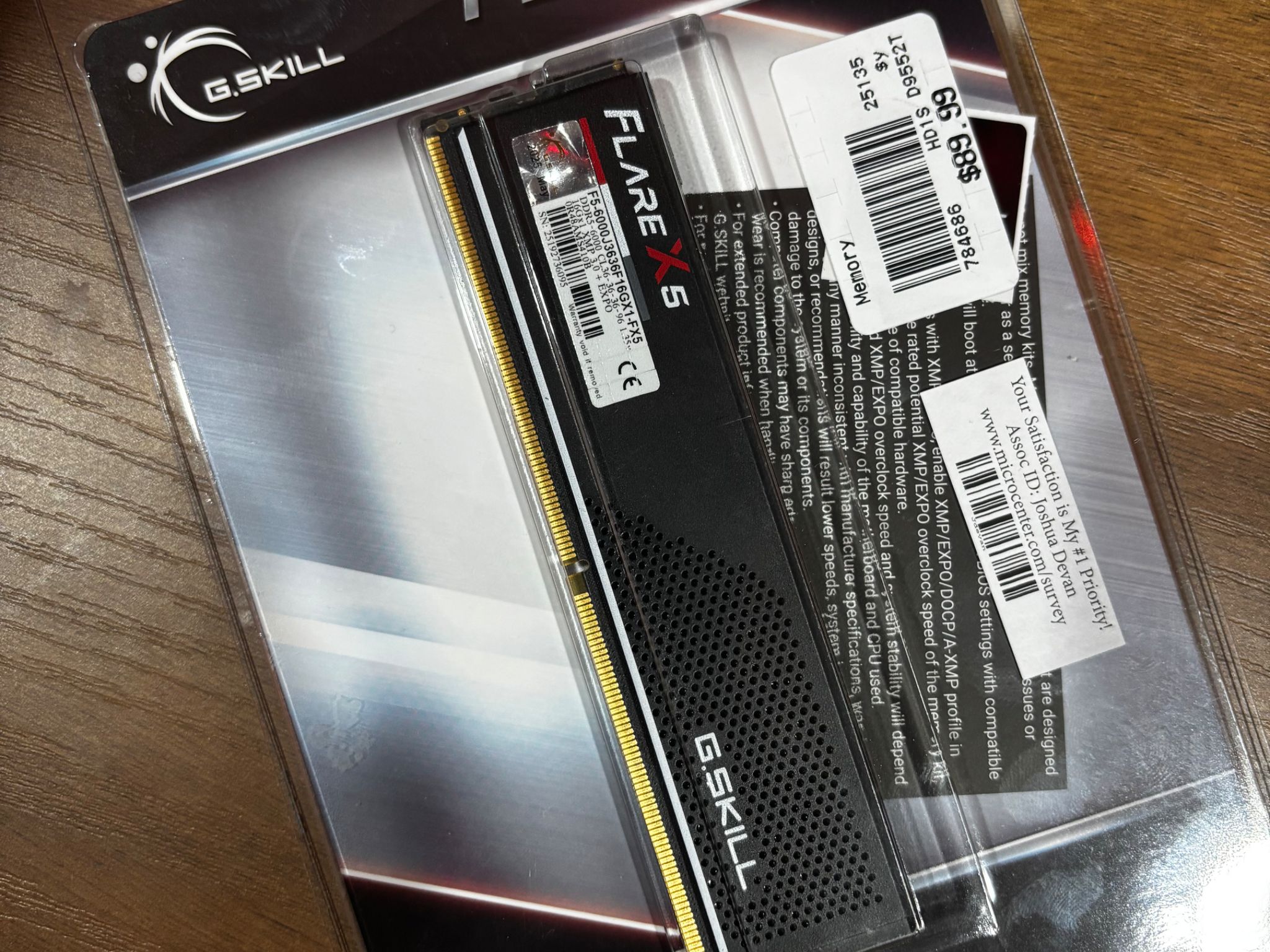 16GB DDR5 6000mhz