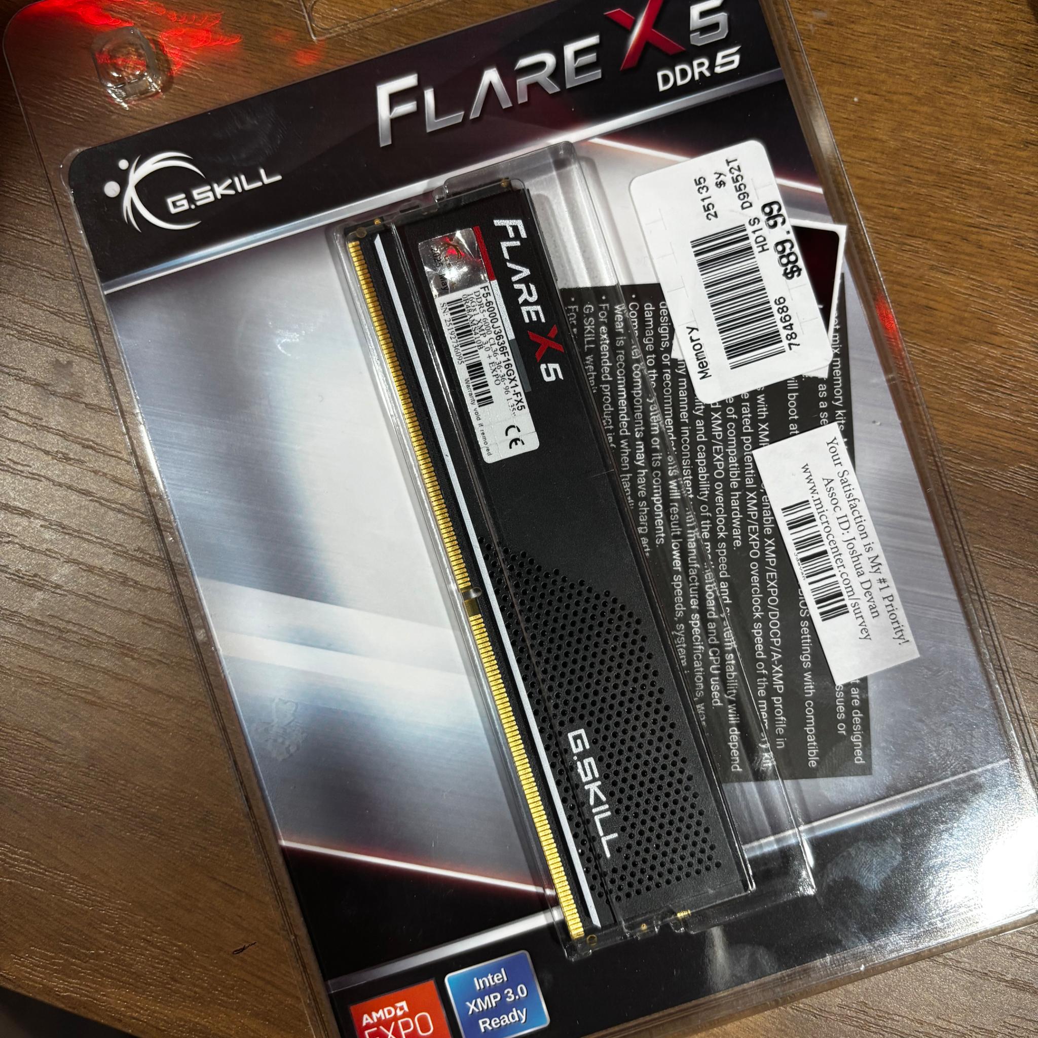 16GB DDR5 6000mhz