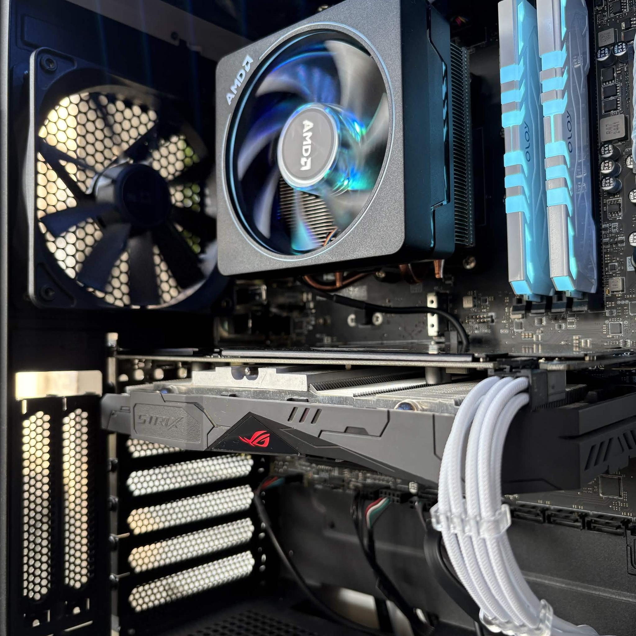Black Cat Customs Frostclaw | Ryzen 5 2600 | GTX 1050 Ti | 16GB RAM | 1.2TB Storage
