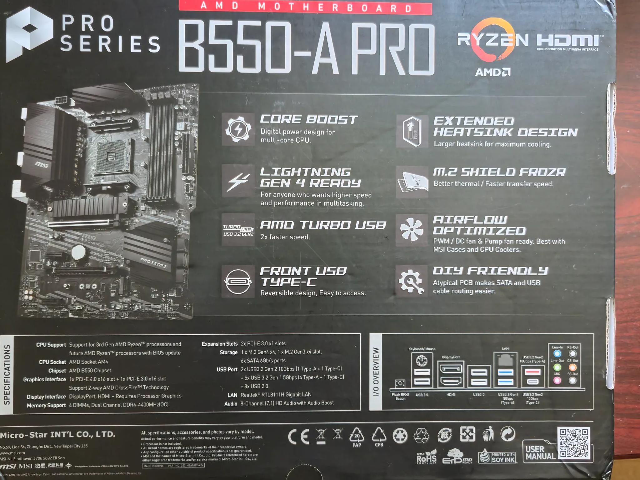 Mostly Functional: MSI B550-A-Pro, Zalman S2