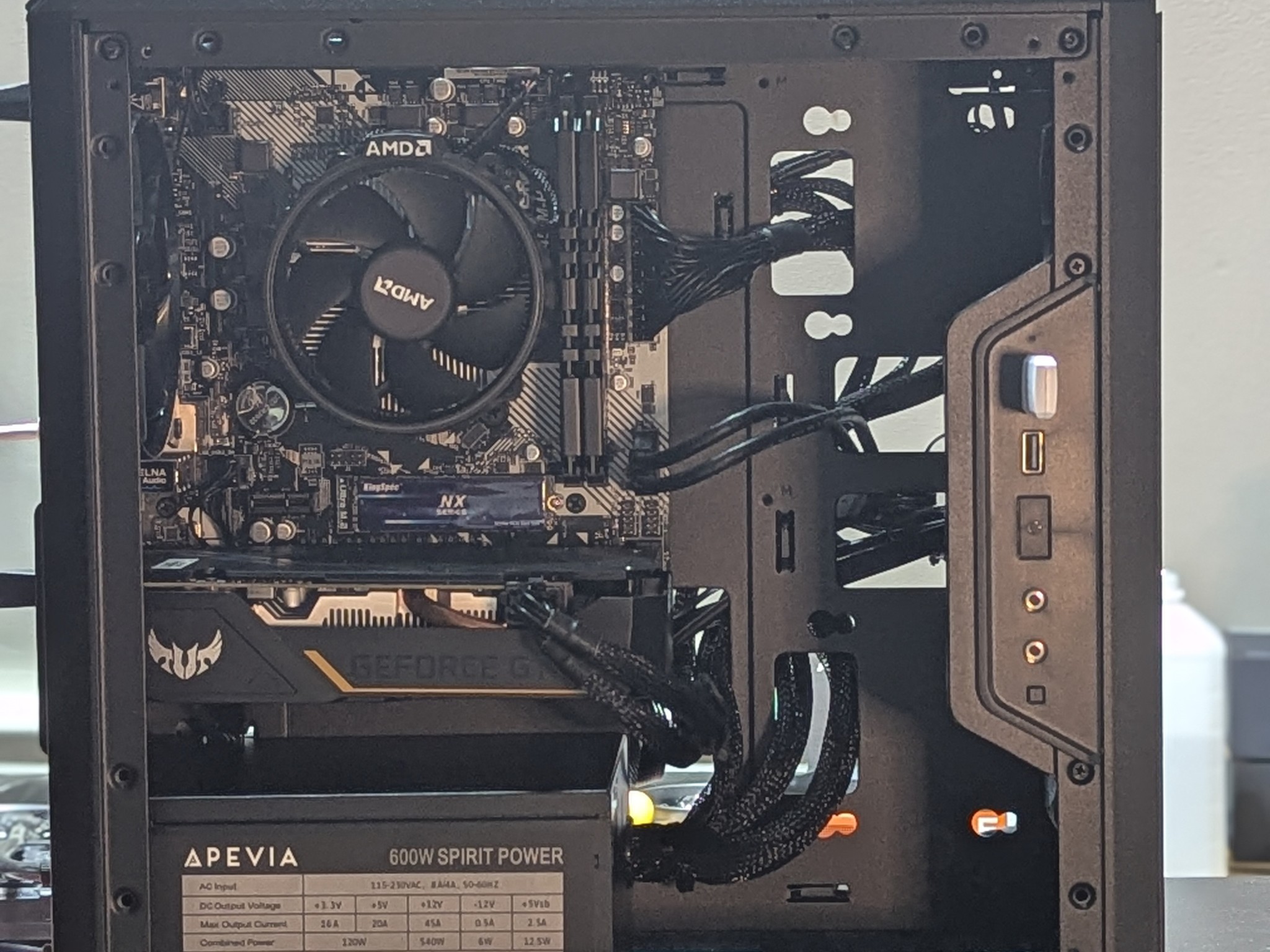 GAMING PC |AMD RYZEN 5 5600GT|16GB DDR4 3200|ASUS TUF GAMING 1660 SUPER|512GB SSD|WINDOWS 11 HOME