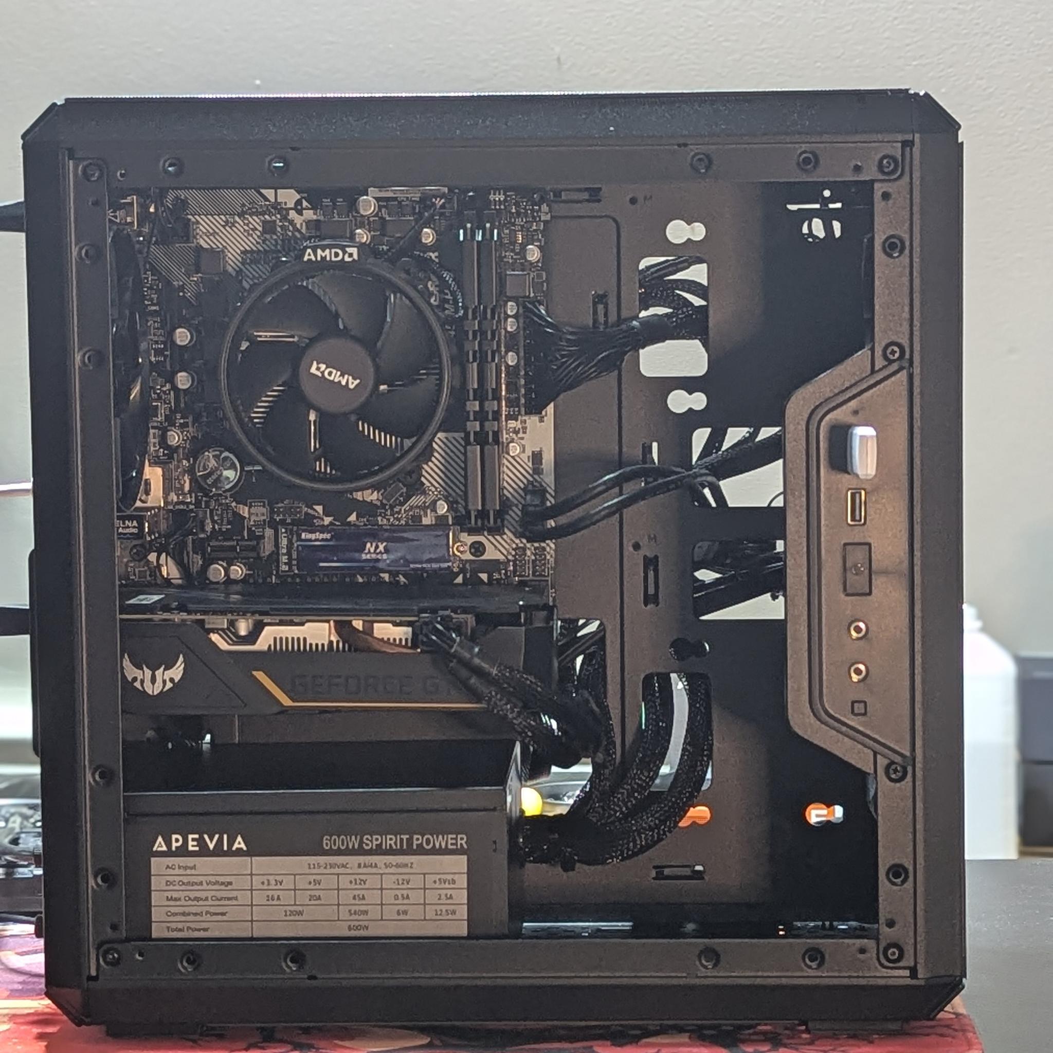 GAMING PC |AMD RYZEN 5 5600GT|16GB DDR4 3200|ASUS TUF GAMING 1660 SUPER|512GB SSD|WINDOWS 11 HOME