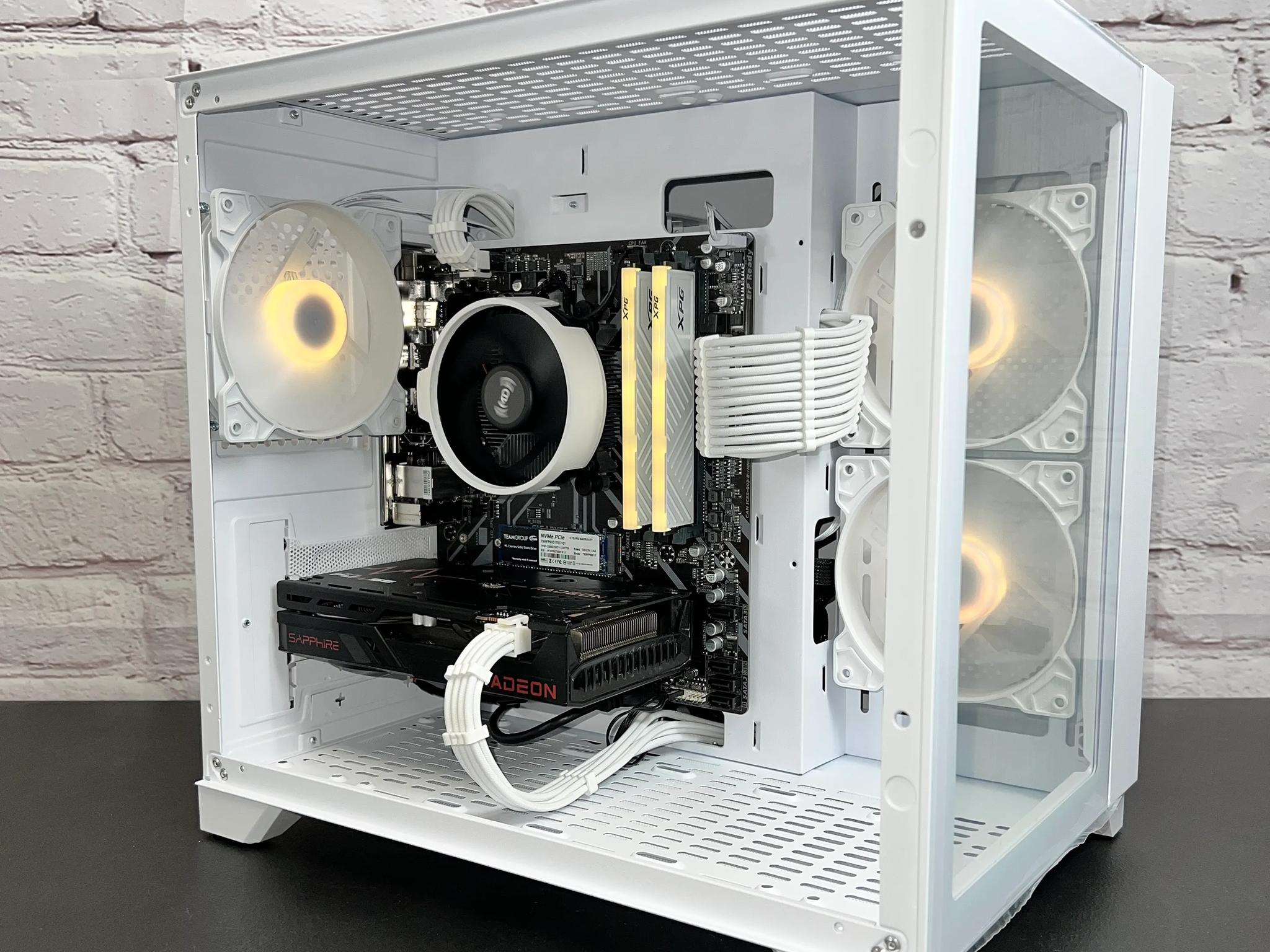Ryzen 5 3600 RX 6600 16GB RAM 1TB M.2 Wifi 5 Bluetooth Window 10 Gaming PC