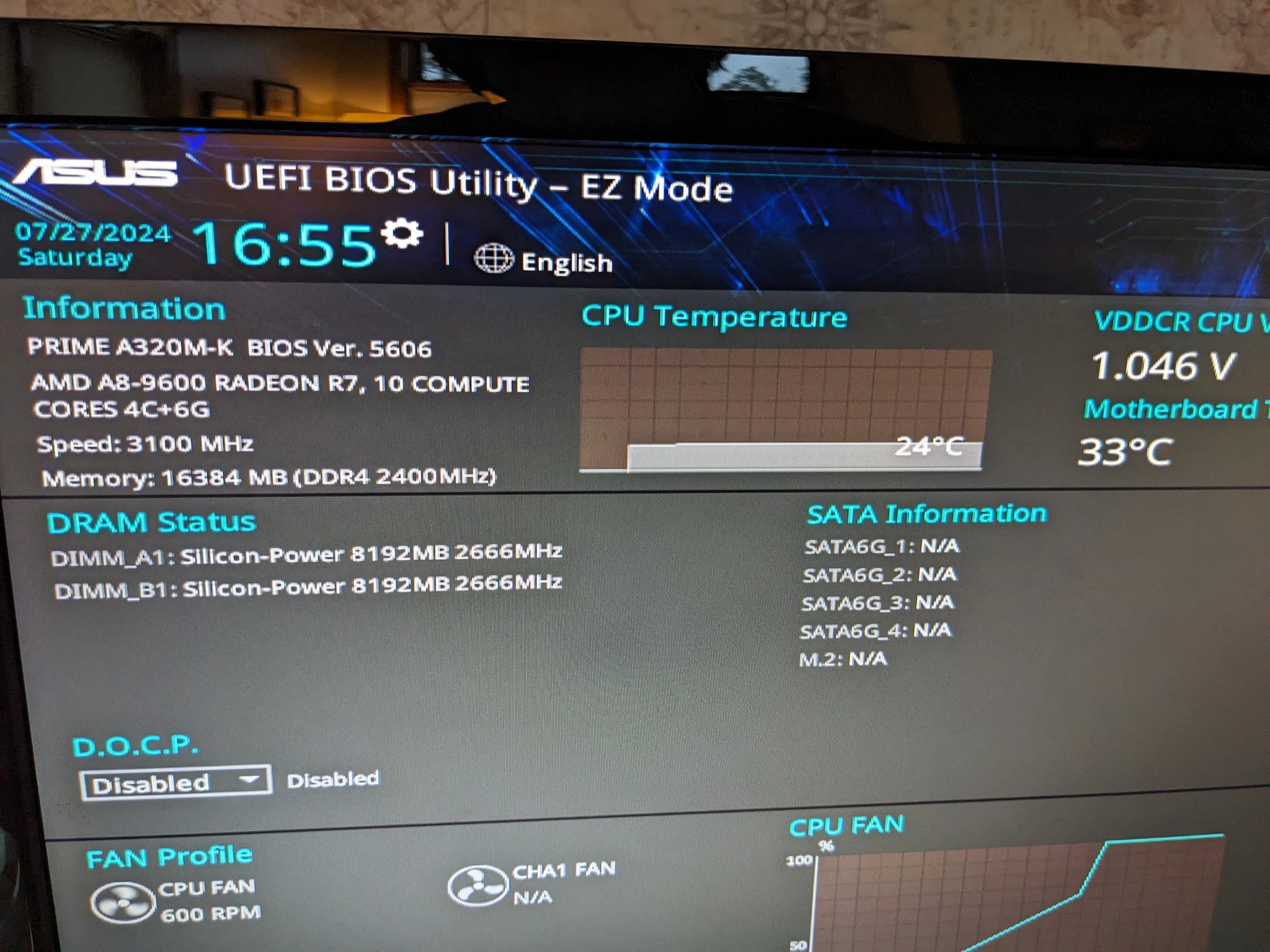 AM 4 Mobo, CPU, RAM combo: Asus Prime A320M-K, A8-9600 APU, 16GB RAM, NEW Theralright cooler!