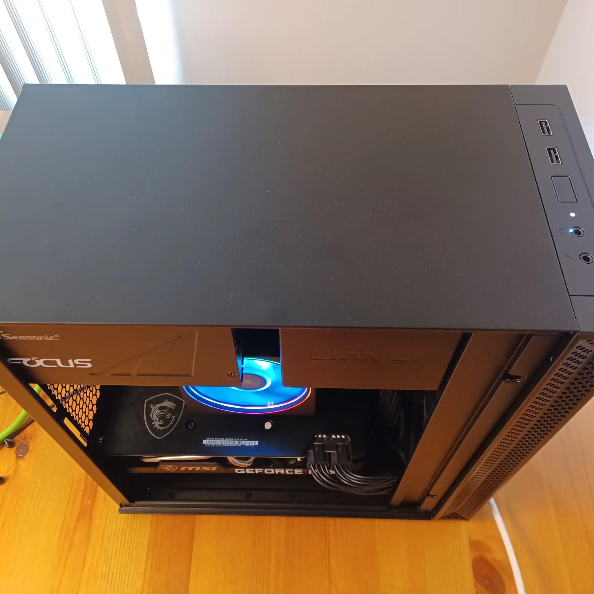 [model010unit0rev1] 1080p Mini-Tower PC (RTX 3070 + Ryzen 7 5800XT + 32GB DDR4)