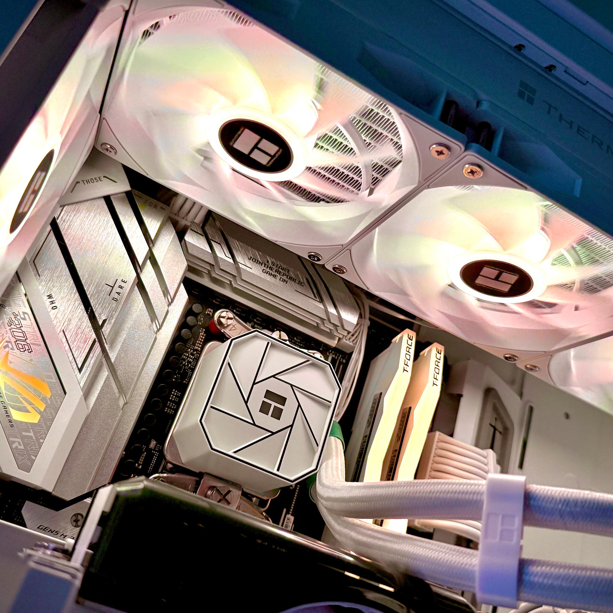 ❄️🤍Fresh Snow🤍❄️🤍RTX Streaming/Gaming PC⚪ RTX 4070 Super 12GB⚪AMD Ryzen 7 7800X3D⚪32GB DDR5⚪2TB NVME