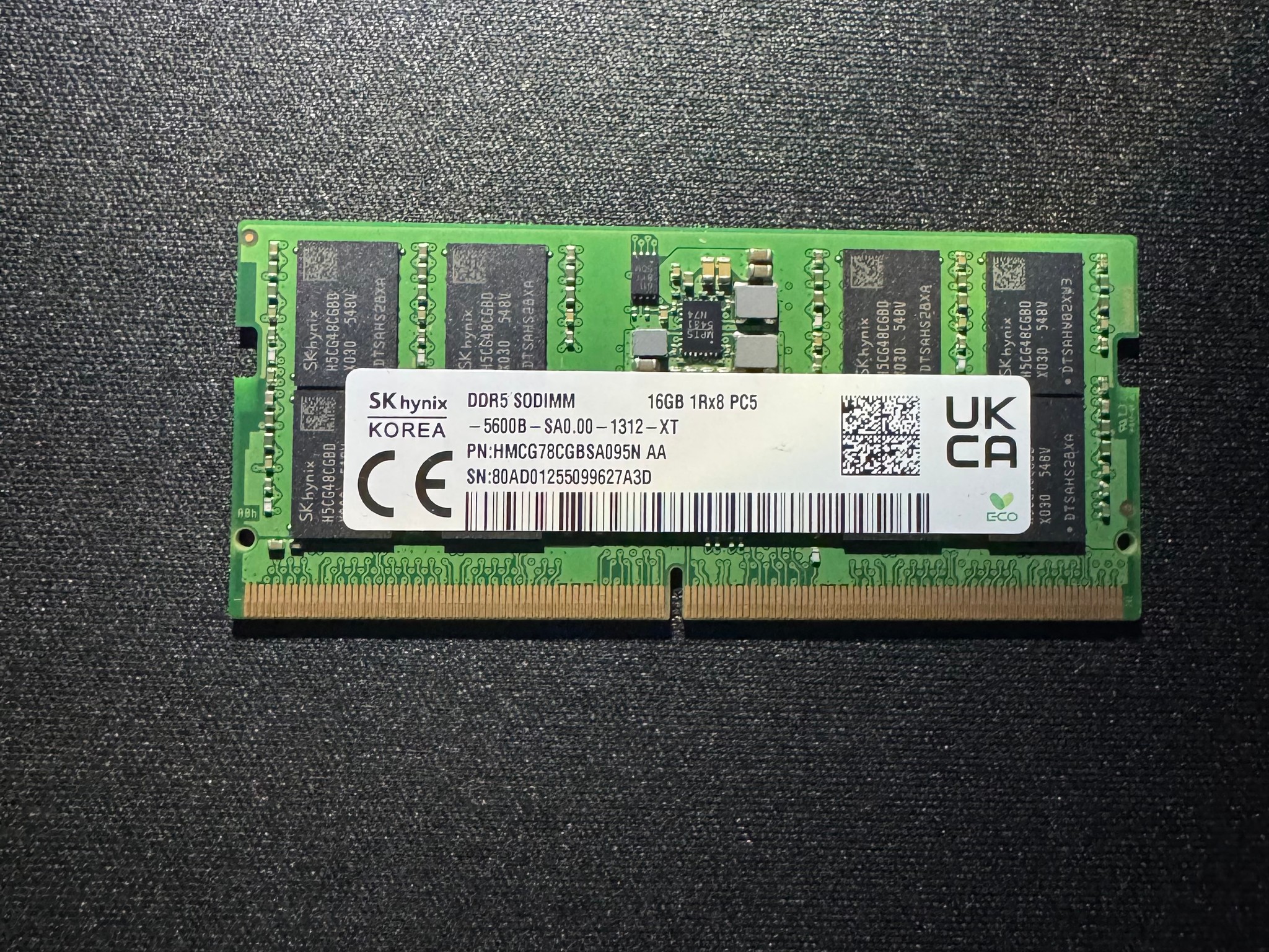 SK hynix 32GB (2x16GB) DDR5 5600MHz SODIMM Laptop RAM