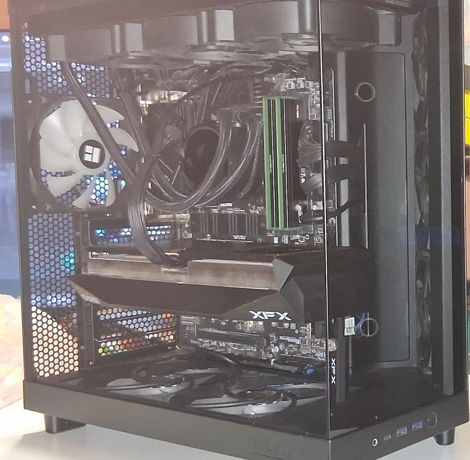 Custom Gaming PC – RX 9060 XT 16GB – i7-12700K – Liquid Cooled – Tested