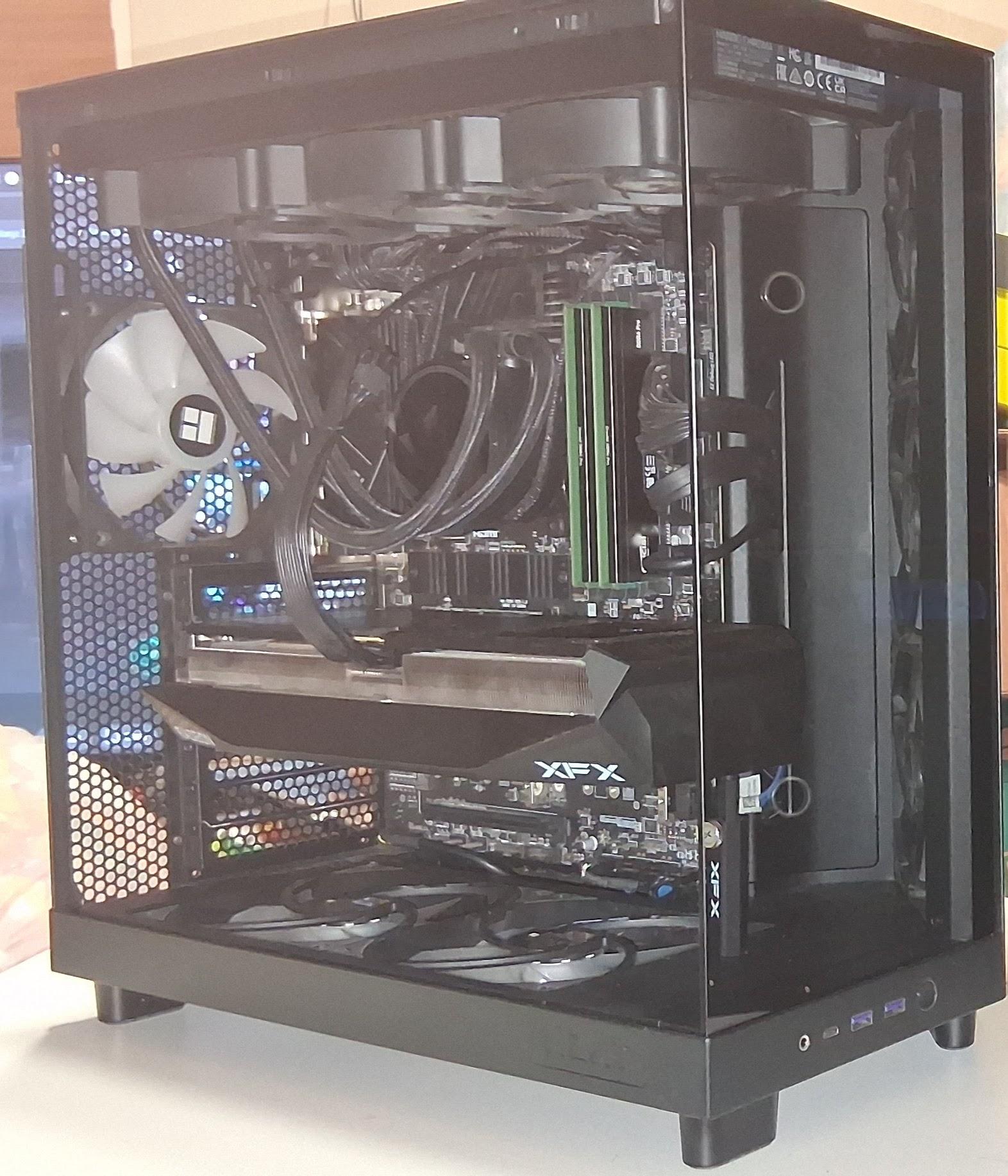 Custom Gaming PC – RX 9060 XT 16GB – i7-12700K – Liquid Cooled – Tested
