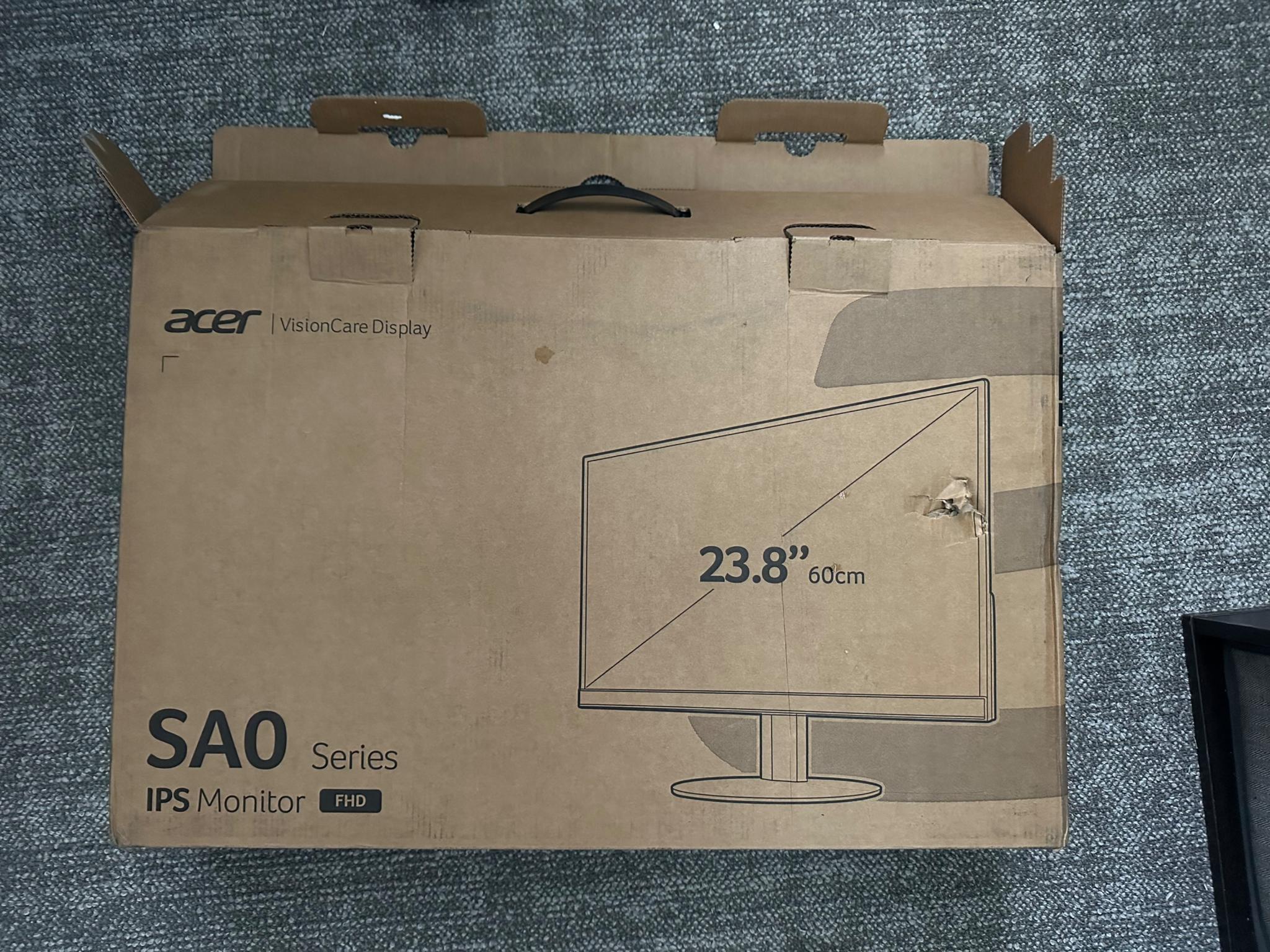 Acer SA240Y 23.8" Vision Care IPS Monitor 1080p FHD 75Hz AMD FreeSync